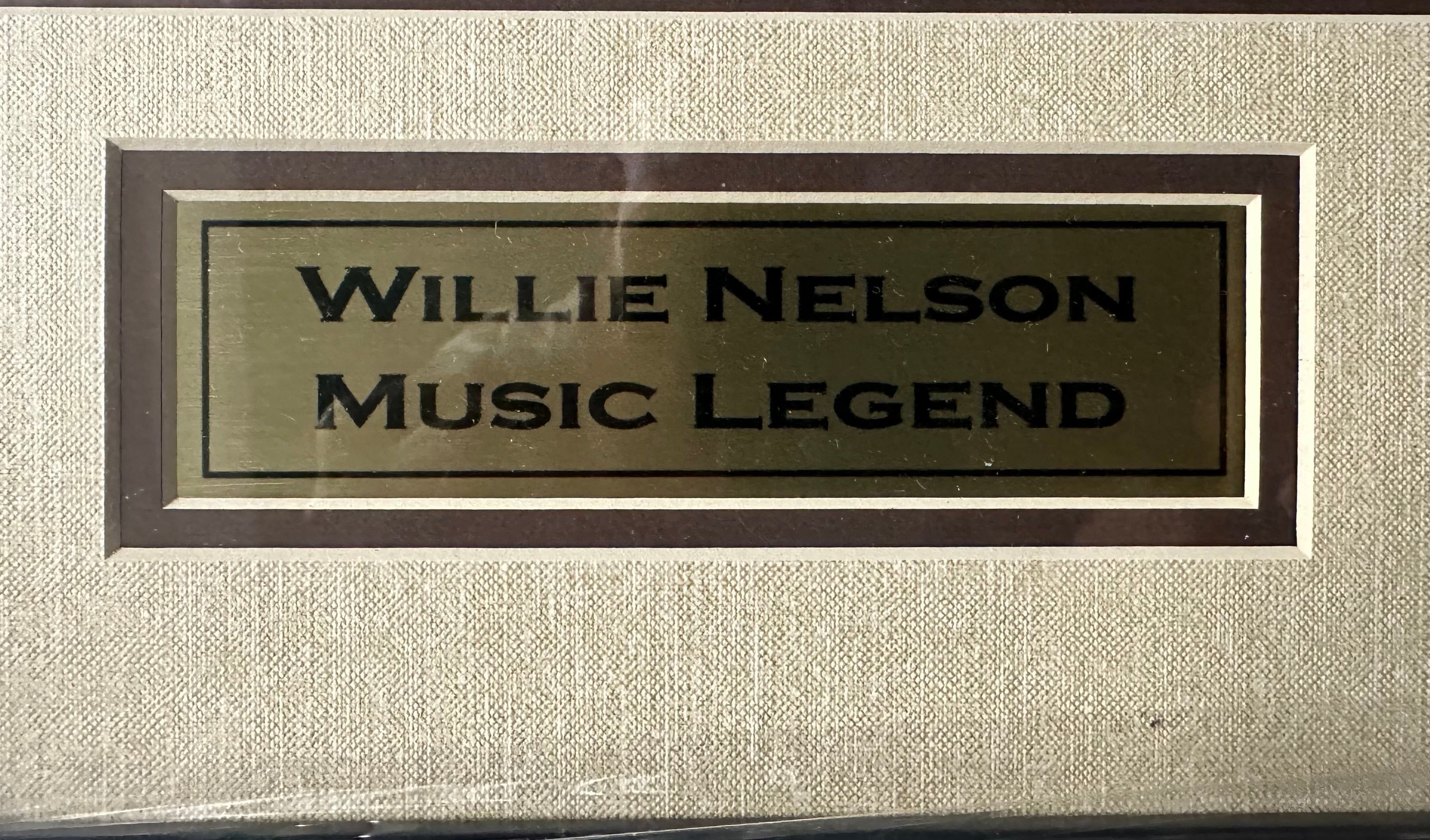 Willie Nelson - Country Music Legend Autographed