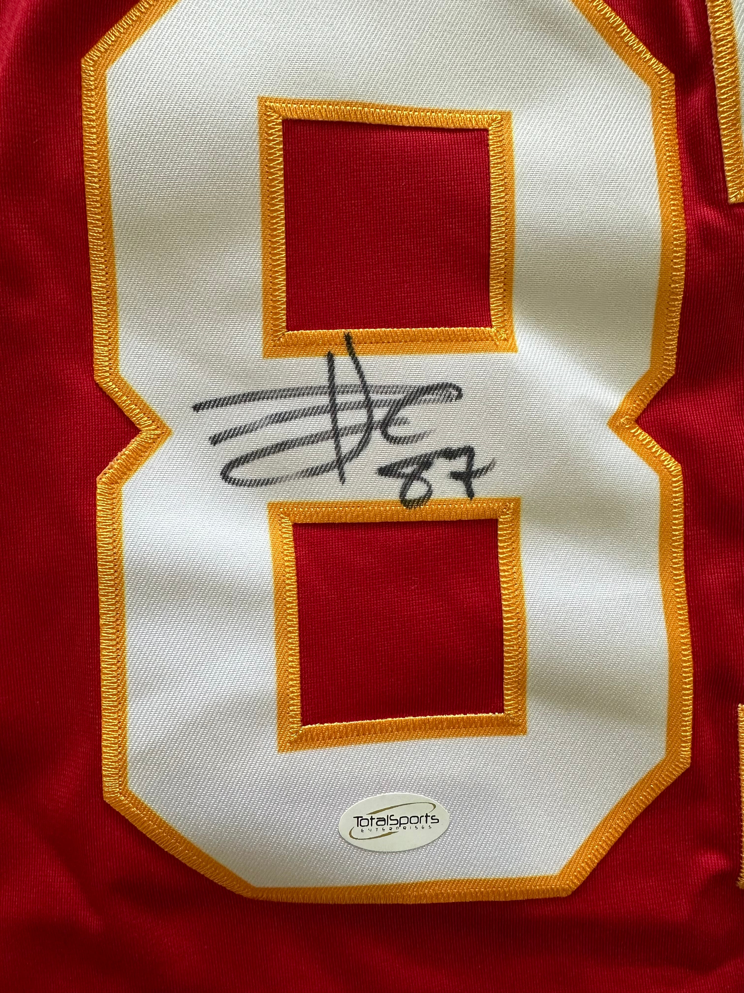 Kansas City Chiefs - Travis Kelce Autographed Football Jersey