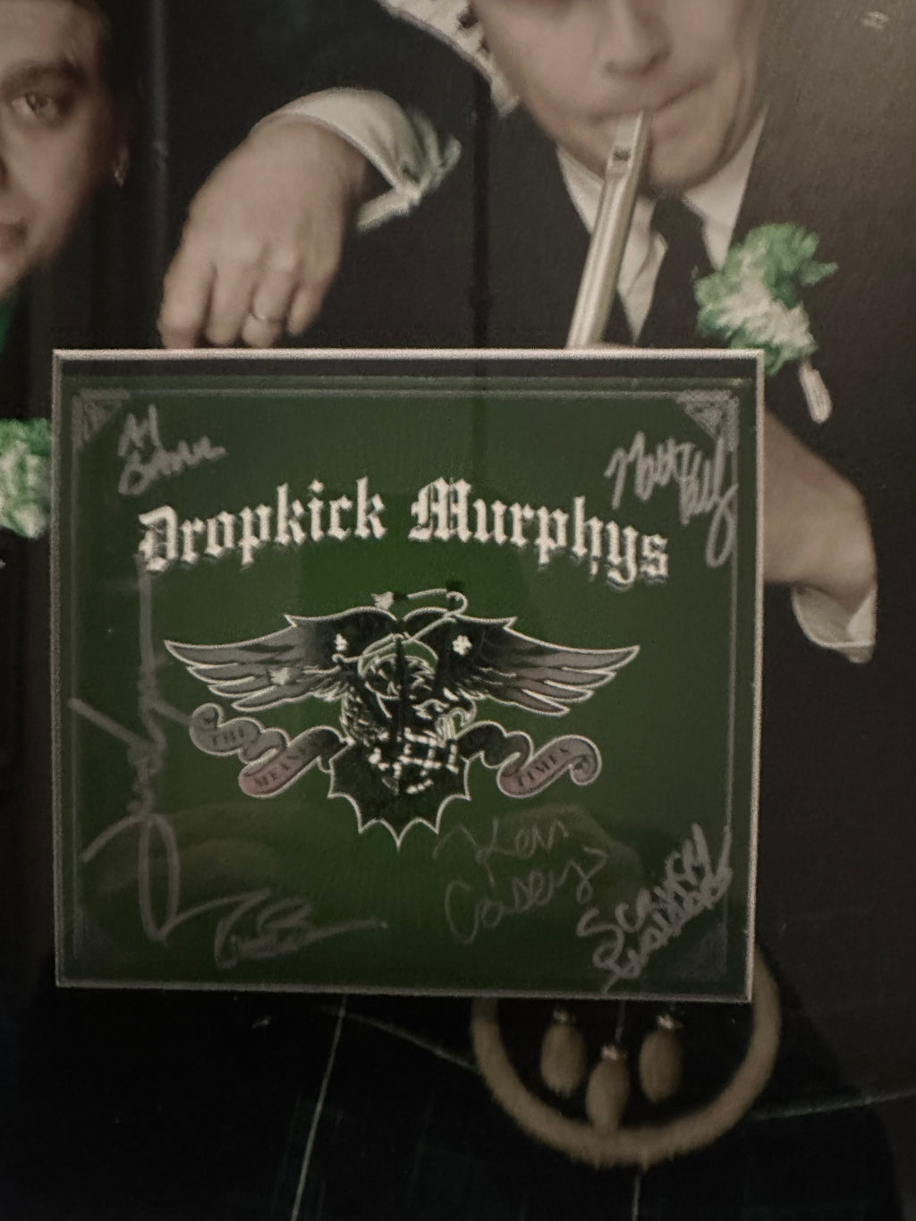 Dropkick Murphy's Band Autographed CD