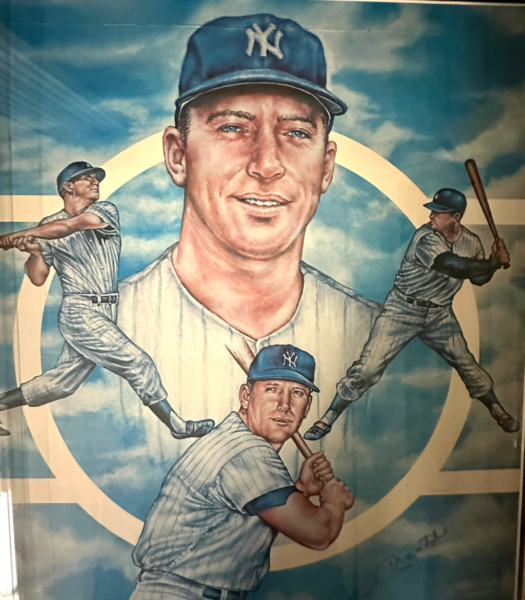 New York Yankees - Mickey Mantle autographed Lithograph