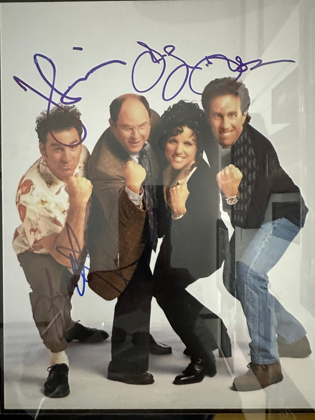 Seinfeld - Cast signed (3 and 1 on 8x10)