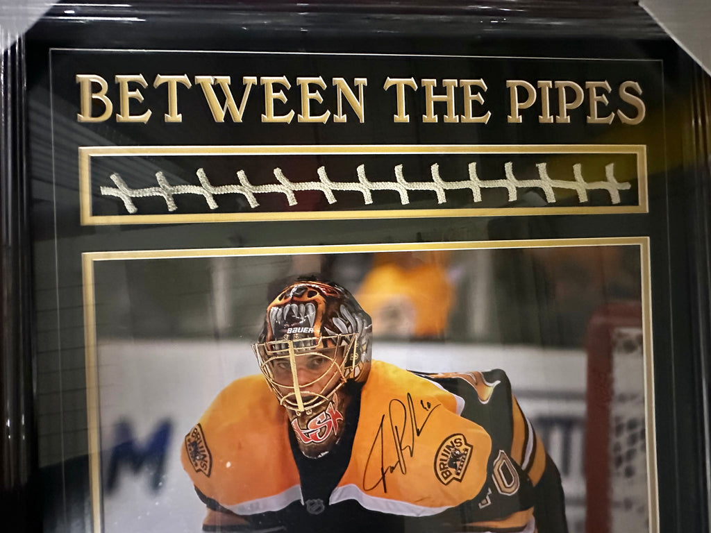 Boston Bruins - Tuukka Rask autographed 16x20 photo with net