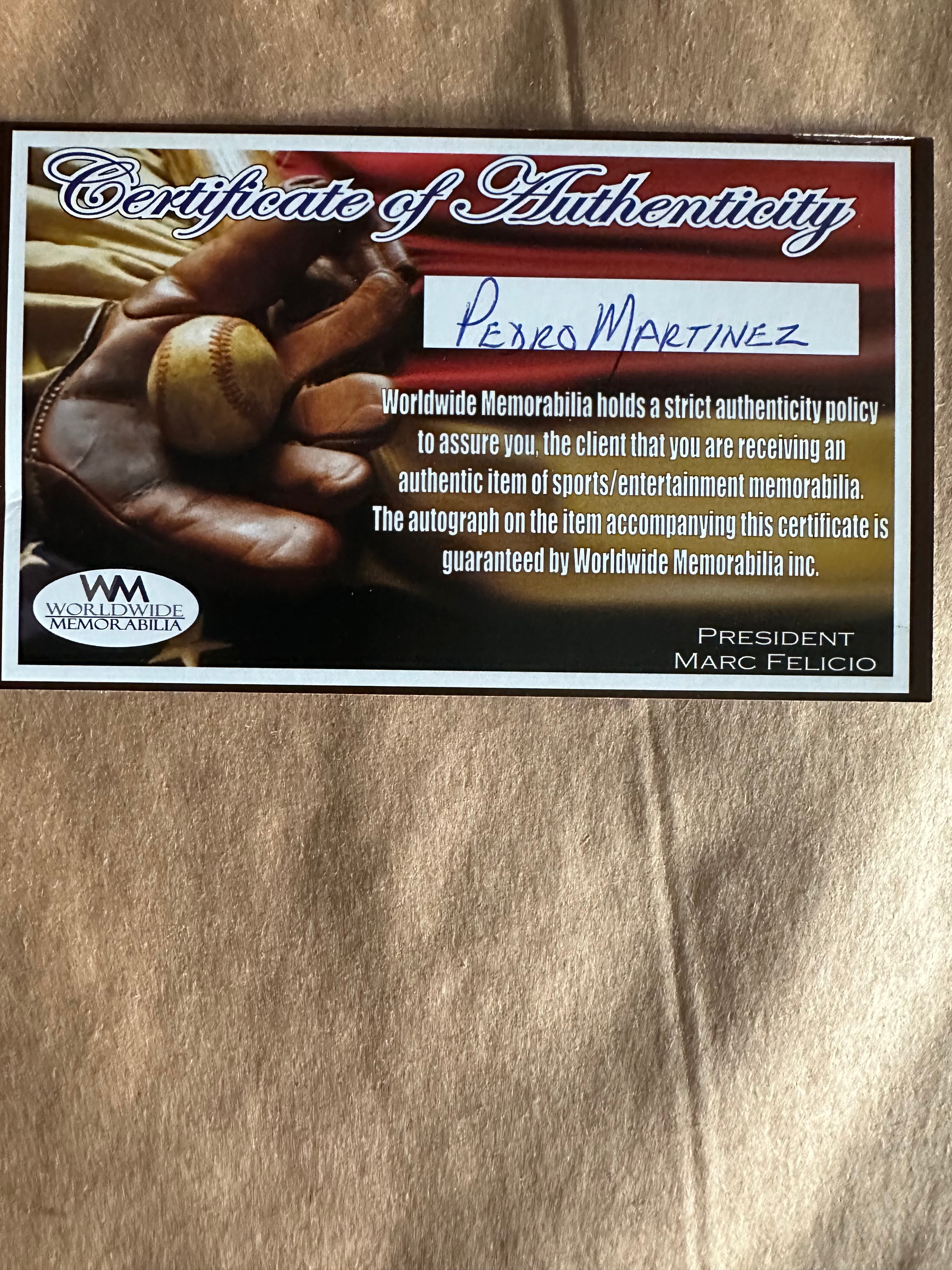 Pedro Martinez - Boston Red Sox Pitcher (Autographed)