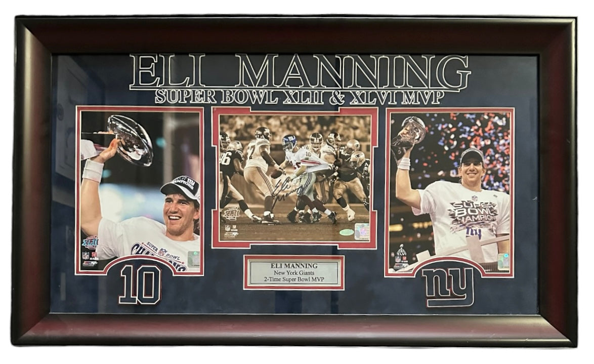 New York Giants - Eli Manning Autographed