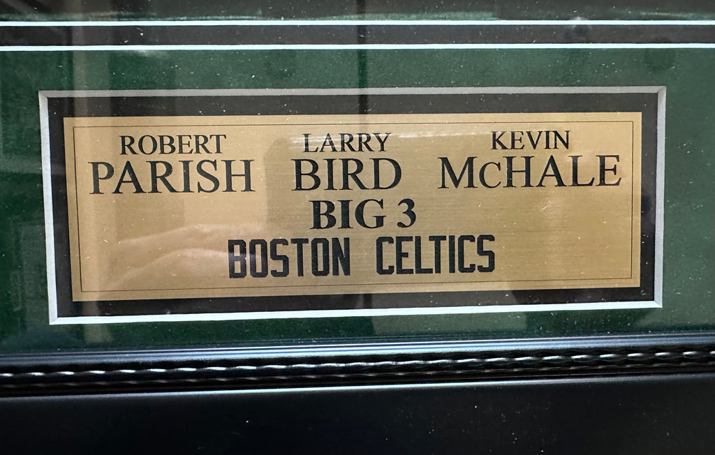 Boston Celtics - The "Big Three" Robert Parish, Larry Bird & Kevin McHale