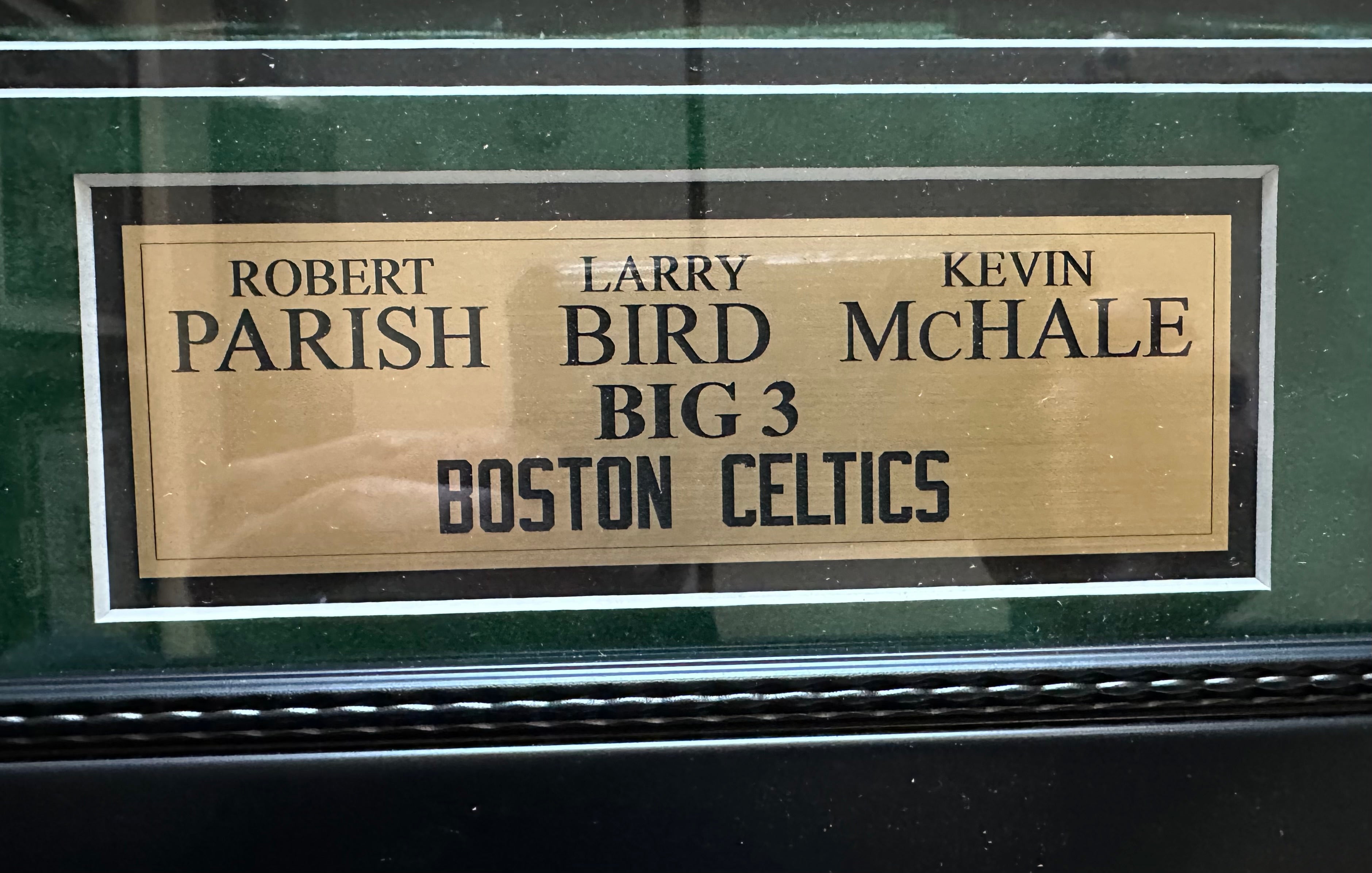 Boston Celtics - The "Big Three" Robert Parish, Larry Bird & Kevin McHale