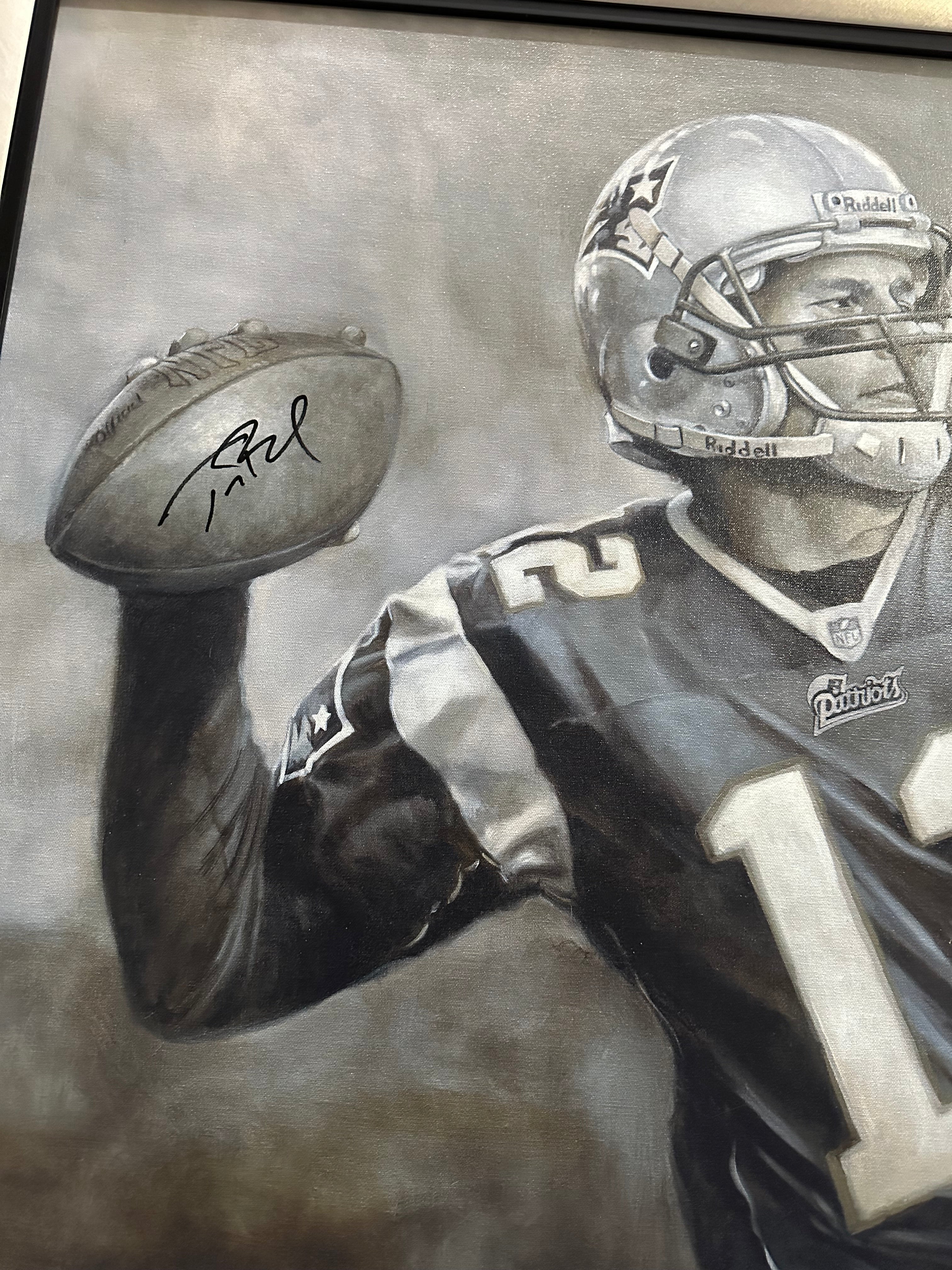 New England Patriots - Tom Brady Autographed Canvas (9 of 39)