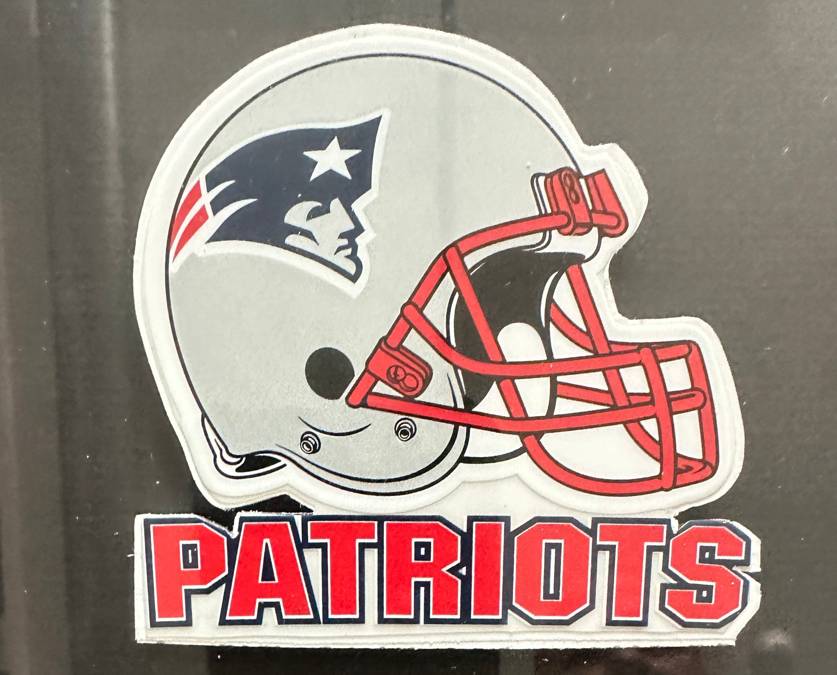 New England Patriots - Tom Brady 3D cut out with Fleer Rookie card