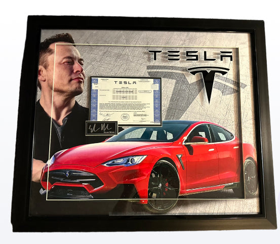 Elon Musk Tesla (Facsimile)