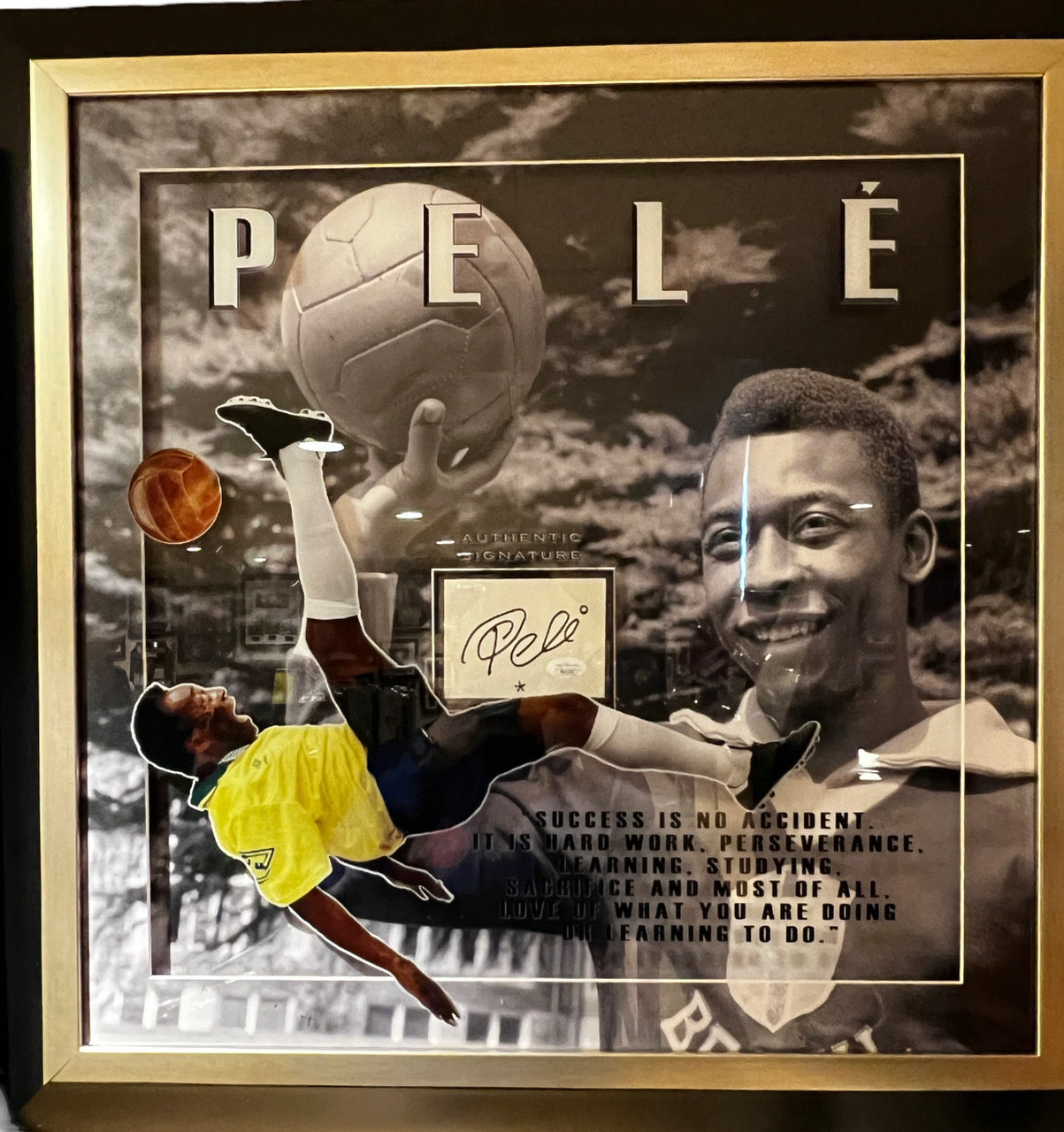 Pele Autographed