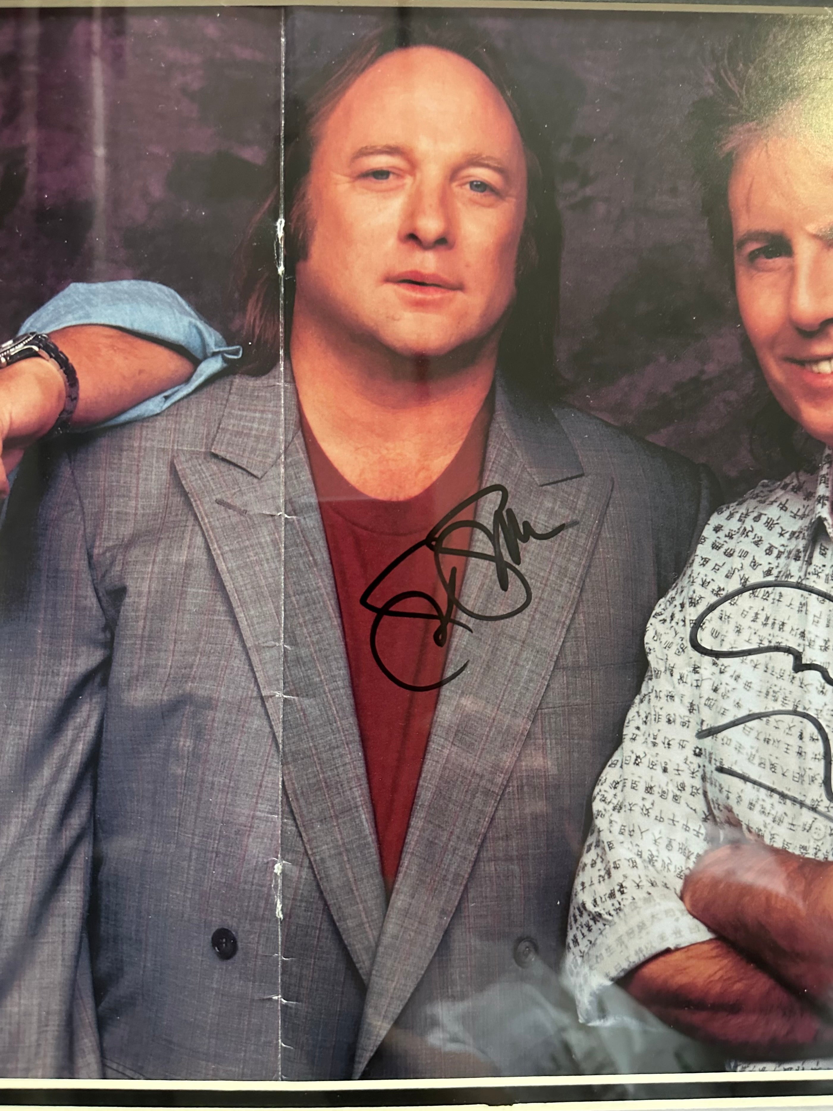 Crosby, Stills and Nash Autographed Magazine Pictured