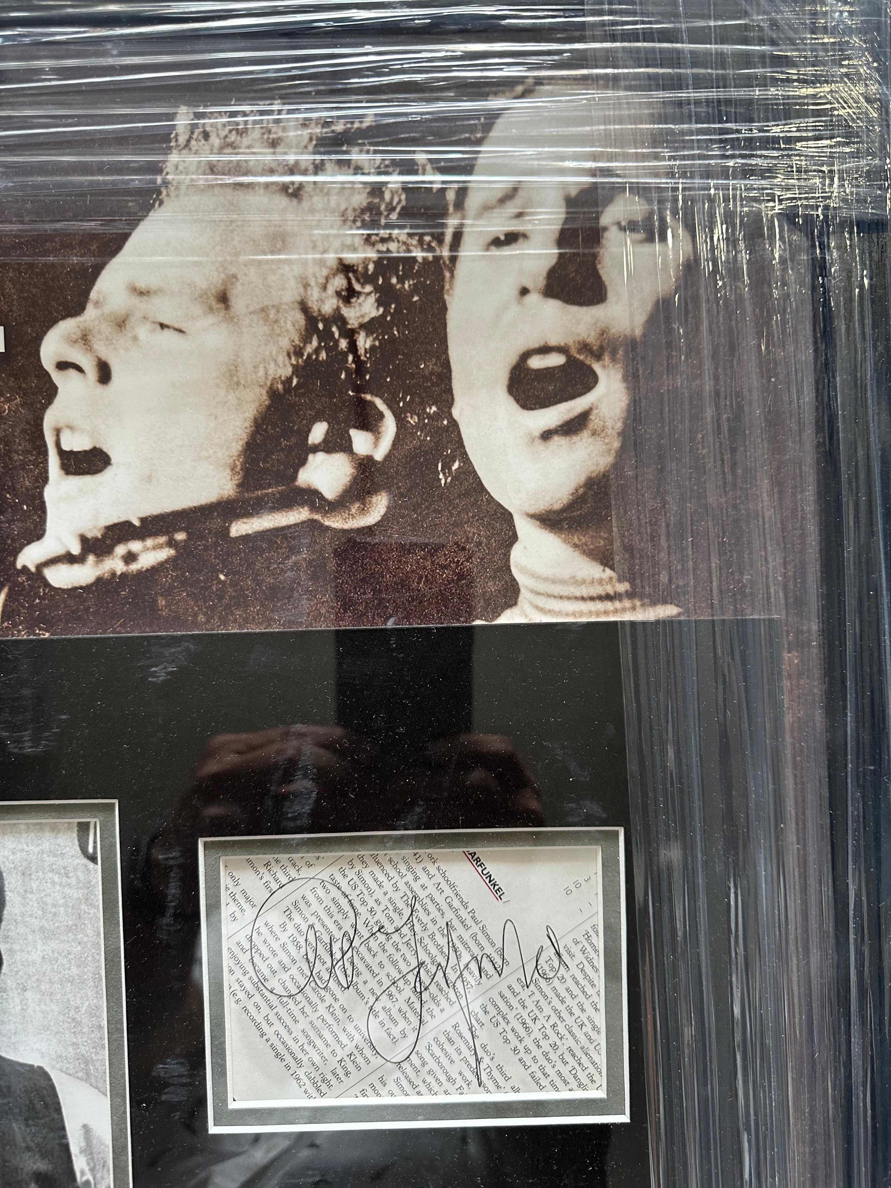 Simon & Garfunkel Autographed Cuts
