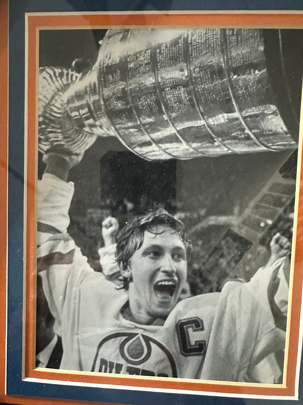 Edmonton Oilers - Wayne Gretsky Autographed framed Jersey