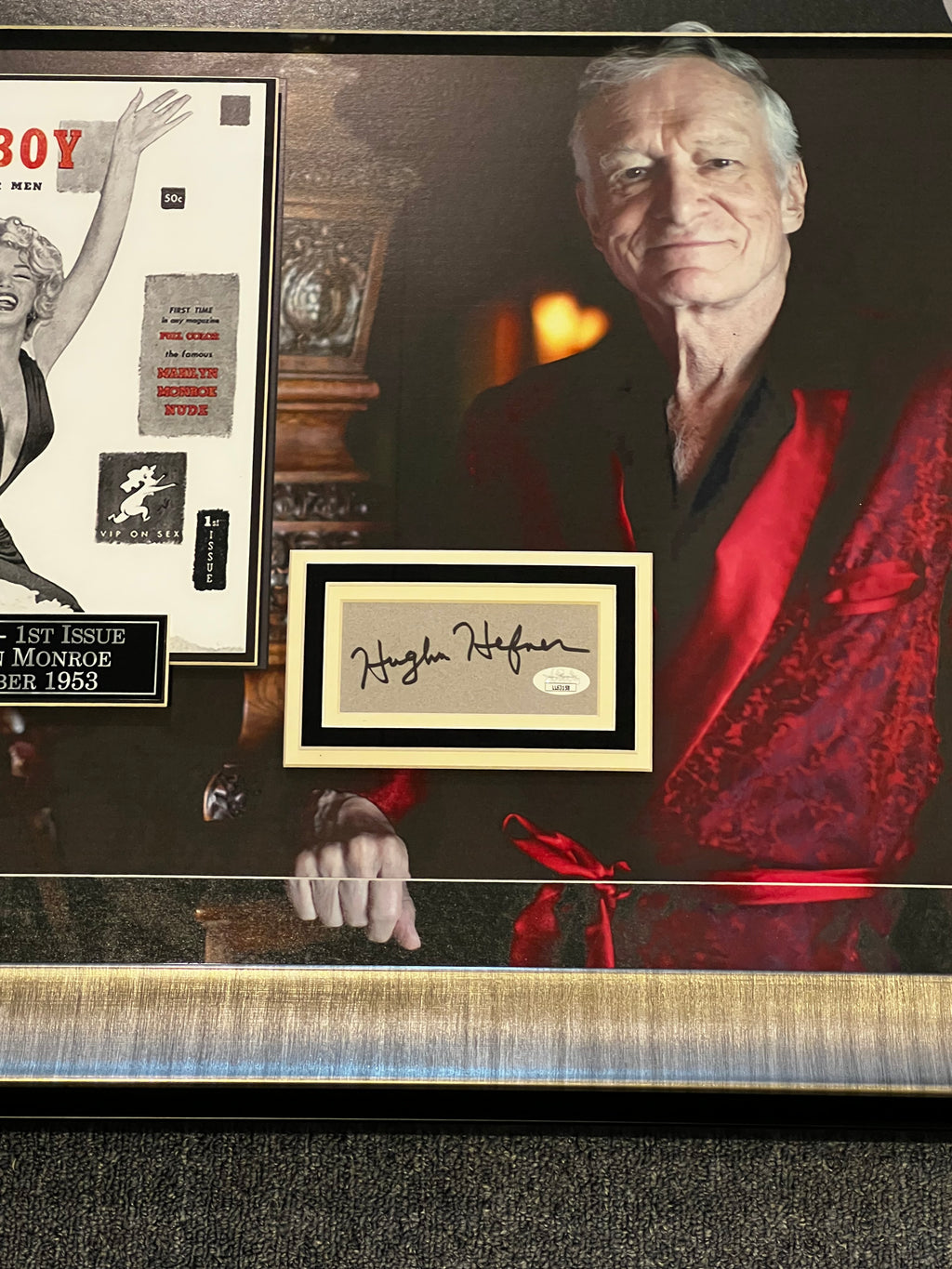 Hugh Hefner Autographed