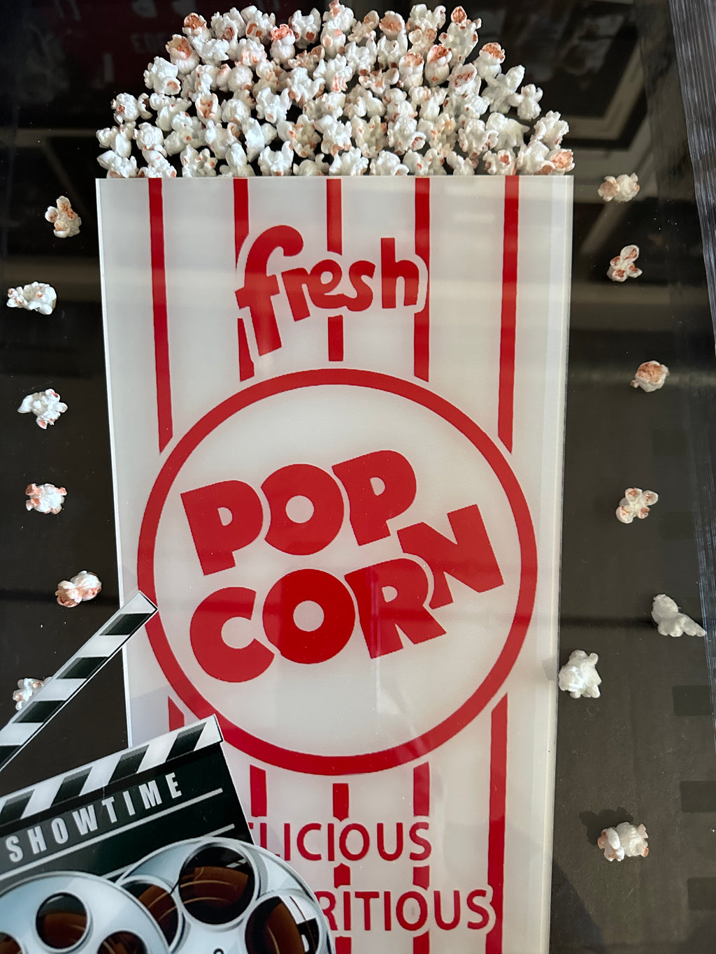 Fresh Pop Corn and Showtime Film Reel