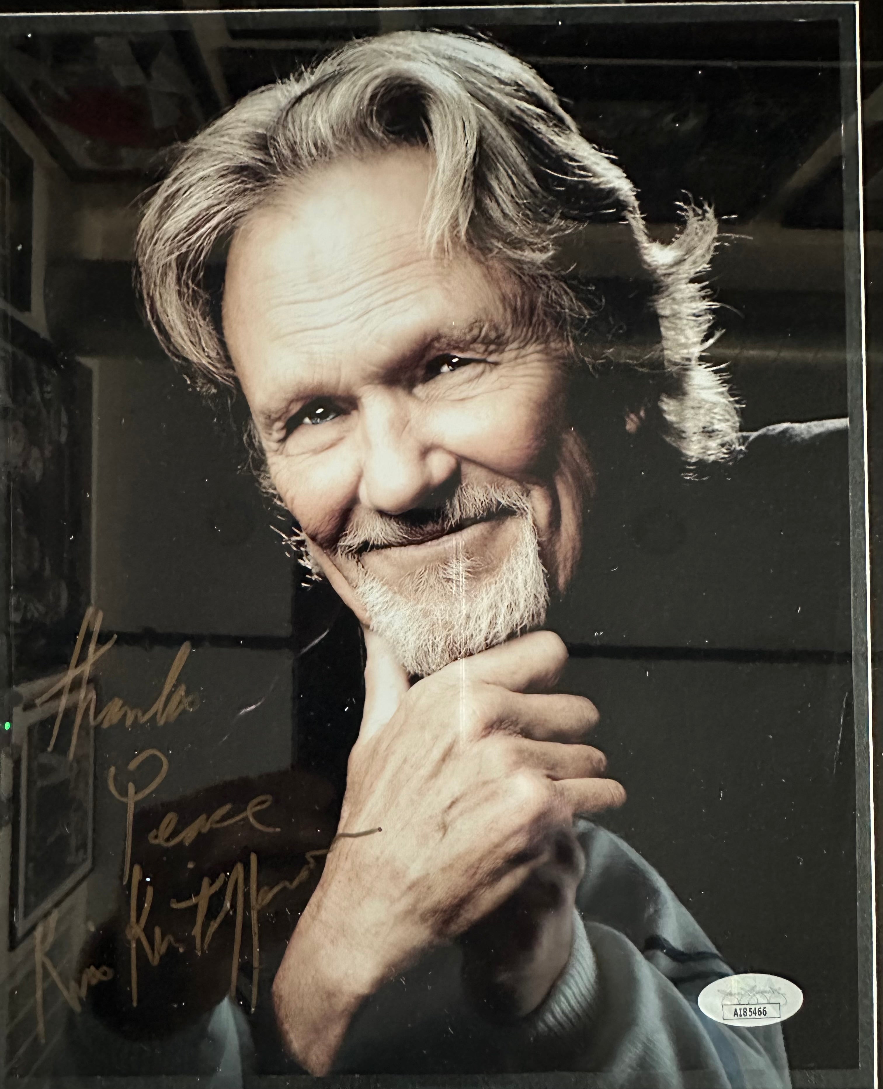 Kris Kristofferson Autographed with Album