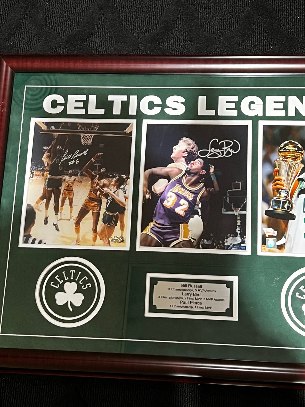 Boston Celtics Legends Autographed "Gameplay"