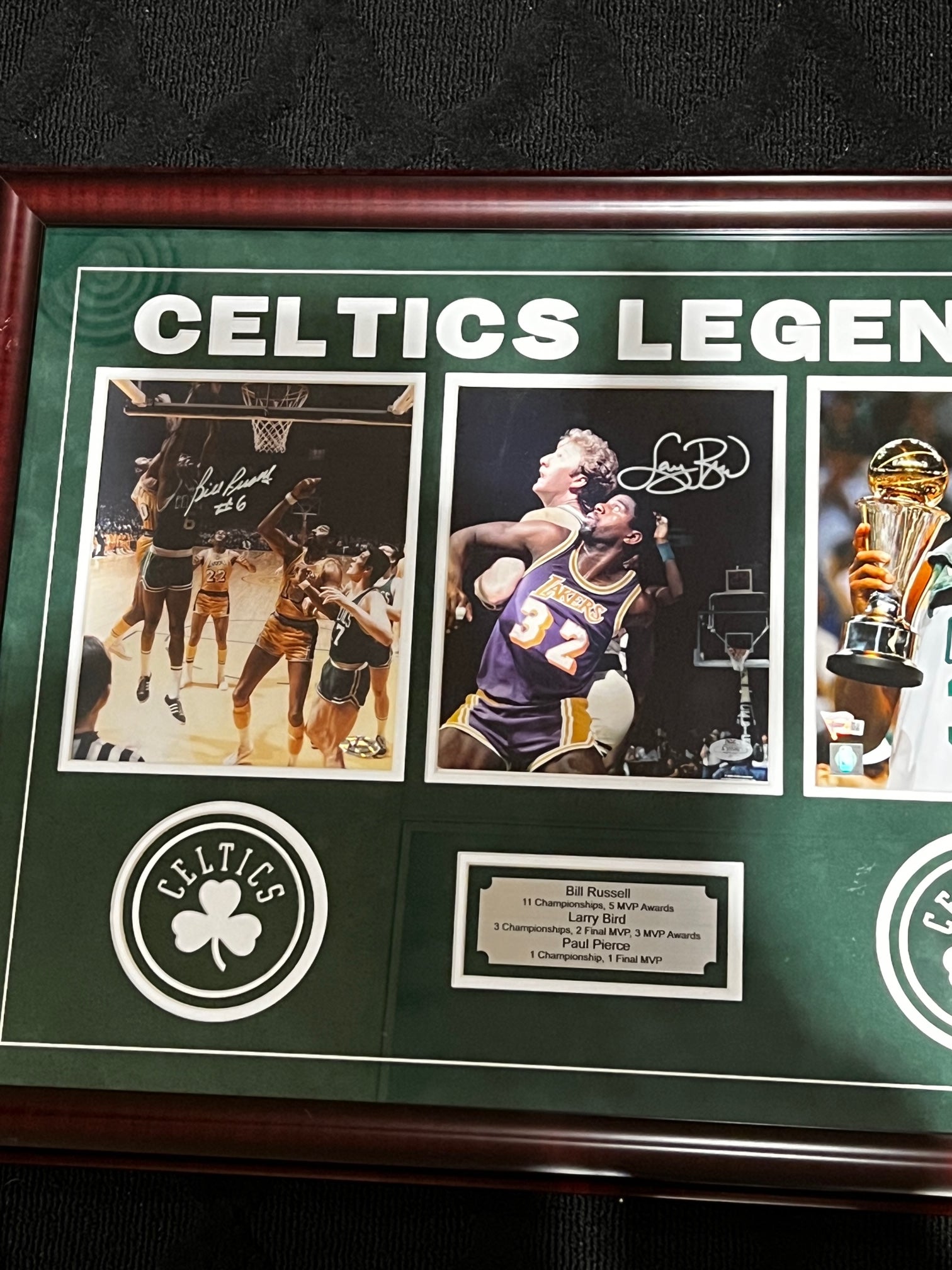 Boston Celtics Legends Autographed "Gameplay"