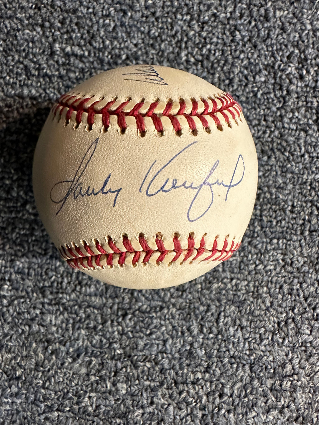 Sandy Koufax & Don Drysdale signed NL baseball