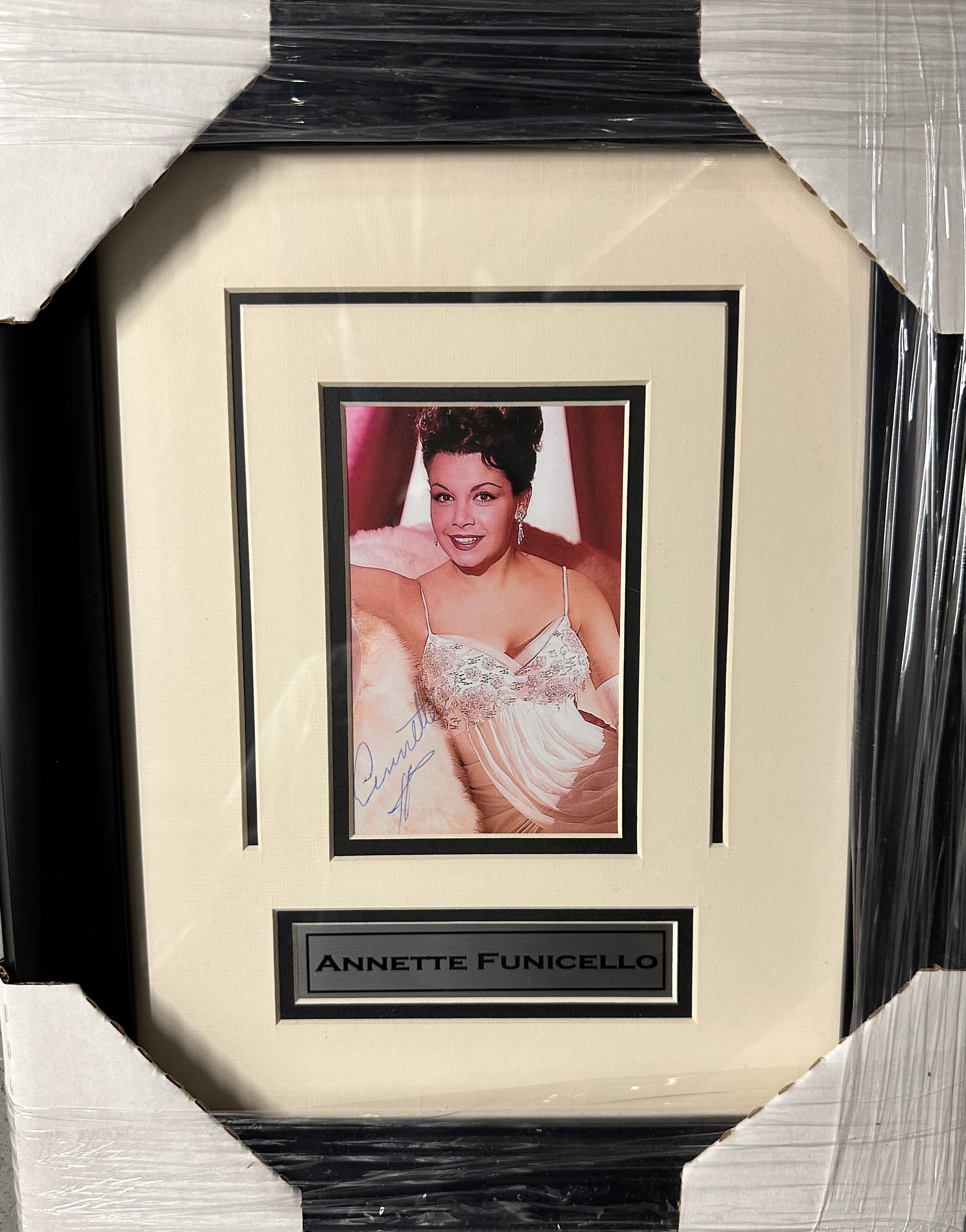 Annette Funicello Autographed