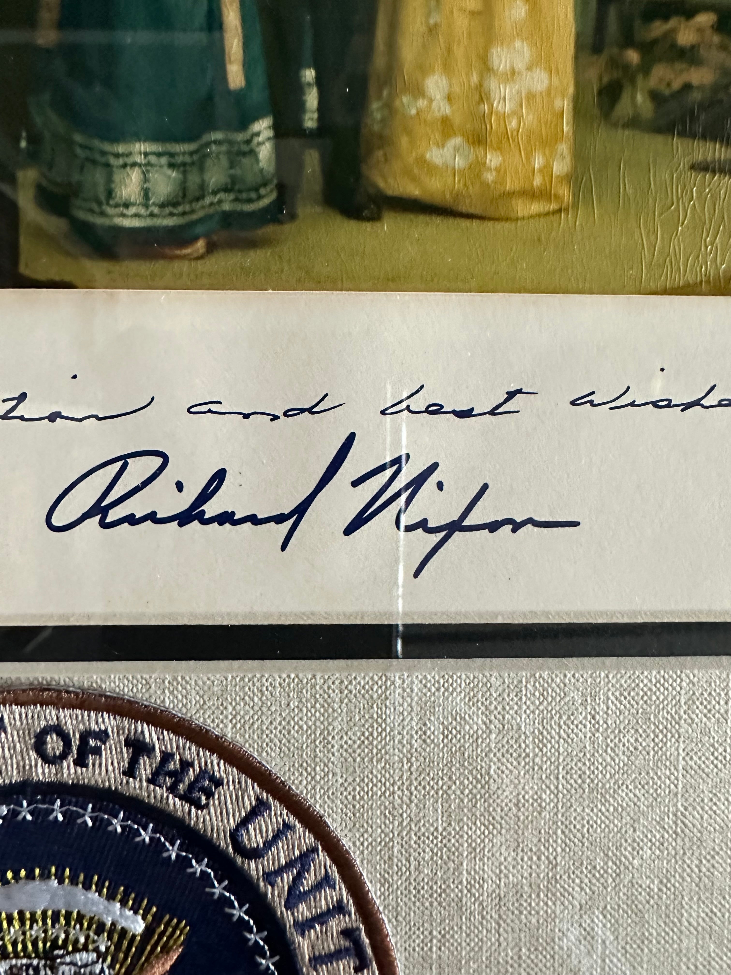 Richard & Patricia Nixon Autographed