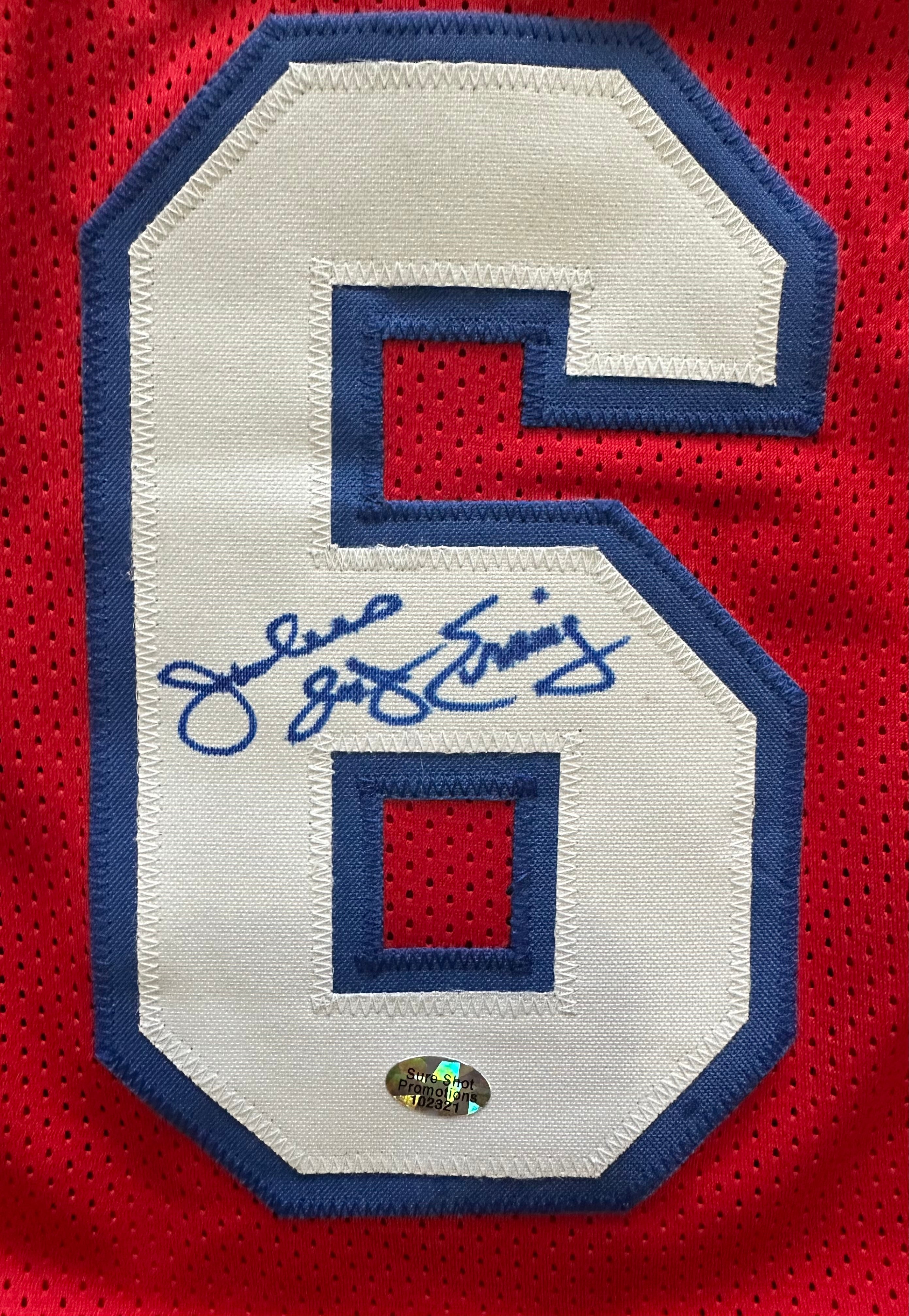 Philadelphia 76ers - Julius Erving  ("Dr. J") Autographed Jersey