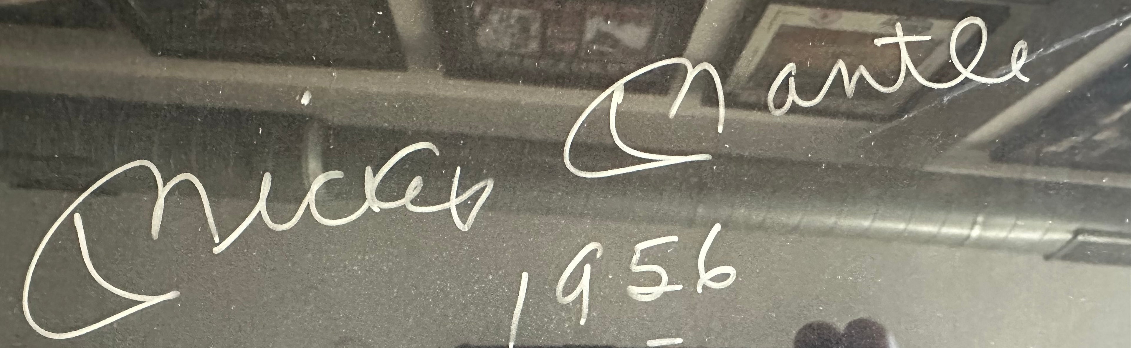 Mickey Mantle Autographed - "Mighty Mick" of '56
