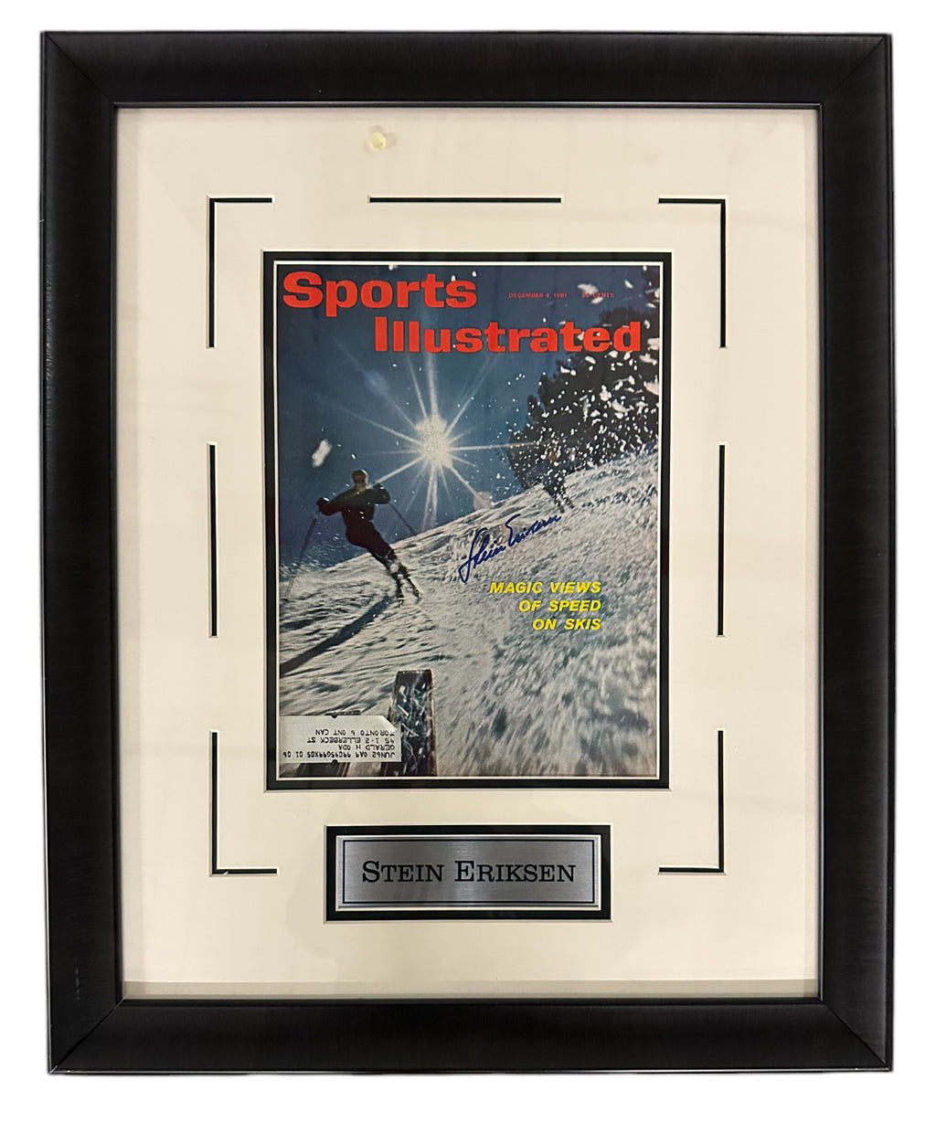 Stein Erikson Autographed Sports Illustrated Magazine