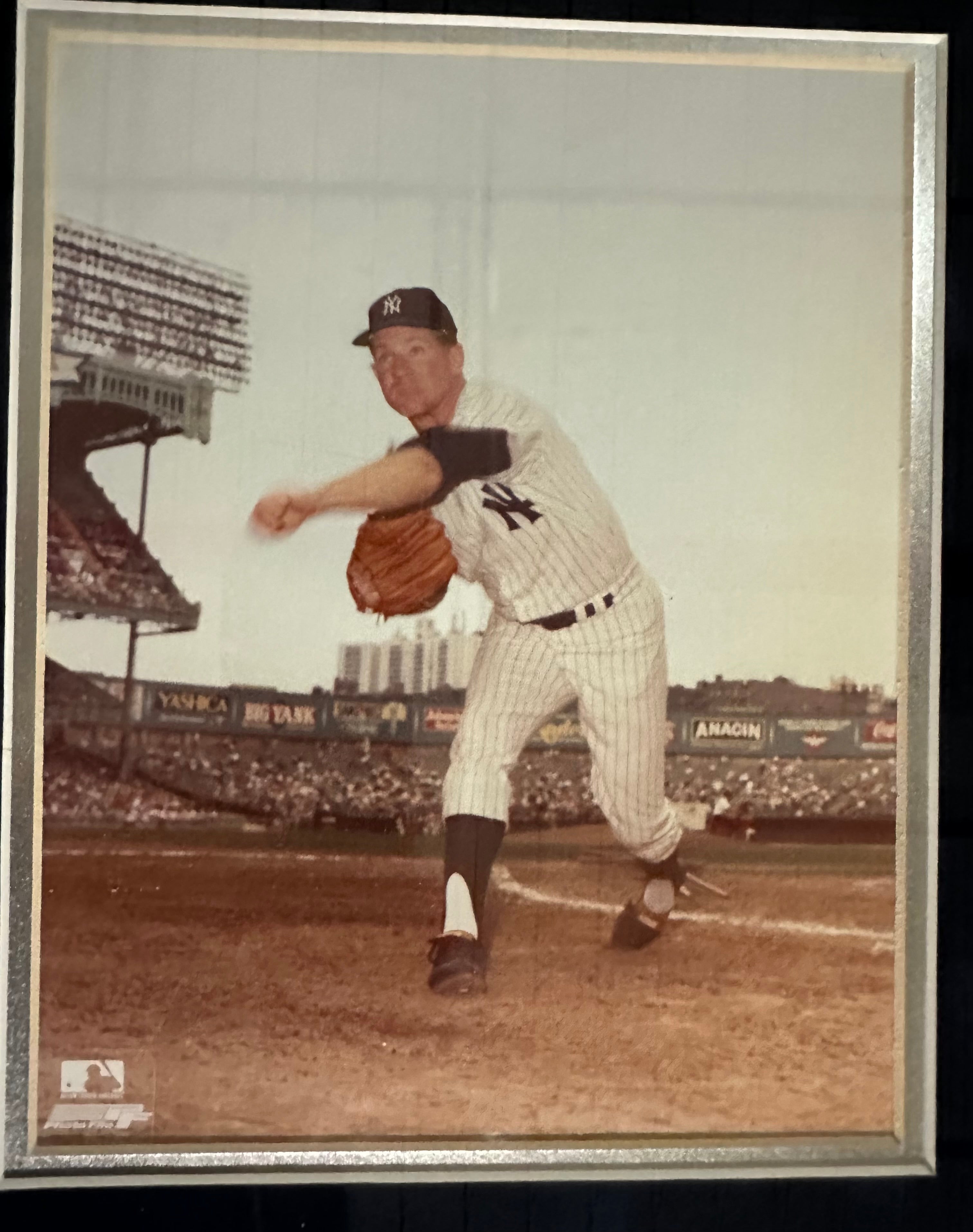 NY Yankees - Mickey Mantle & Whitey Ford Autographed 8x10 Photo with Mermaid