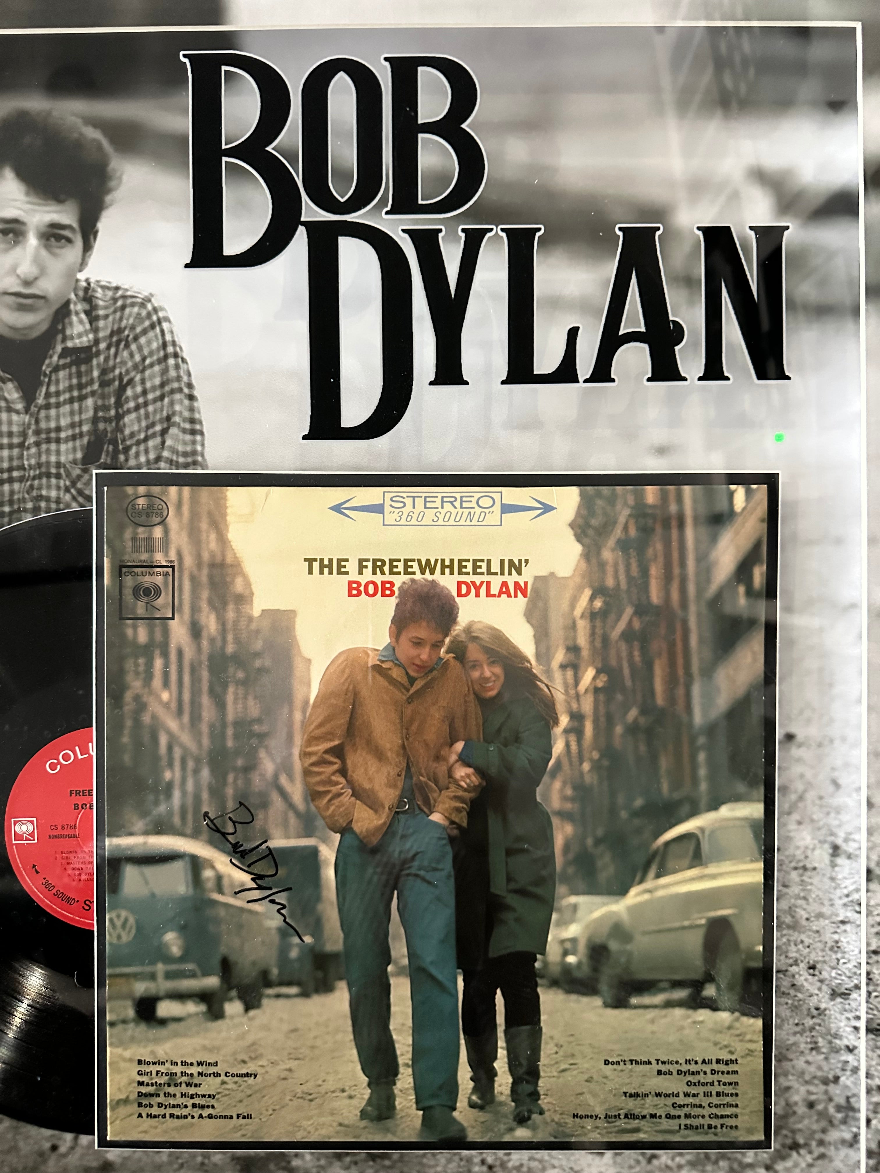 Bob Dylan Autographed "The Freewheelin" Album