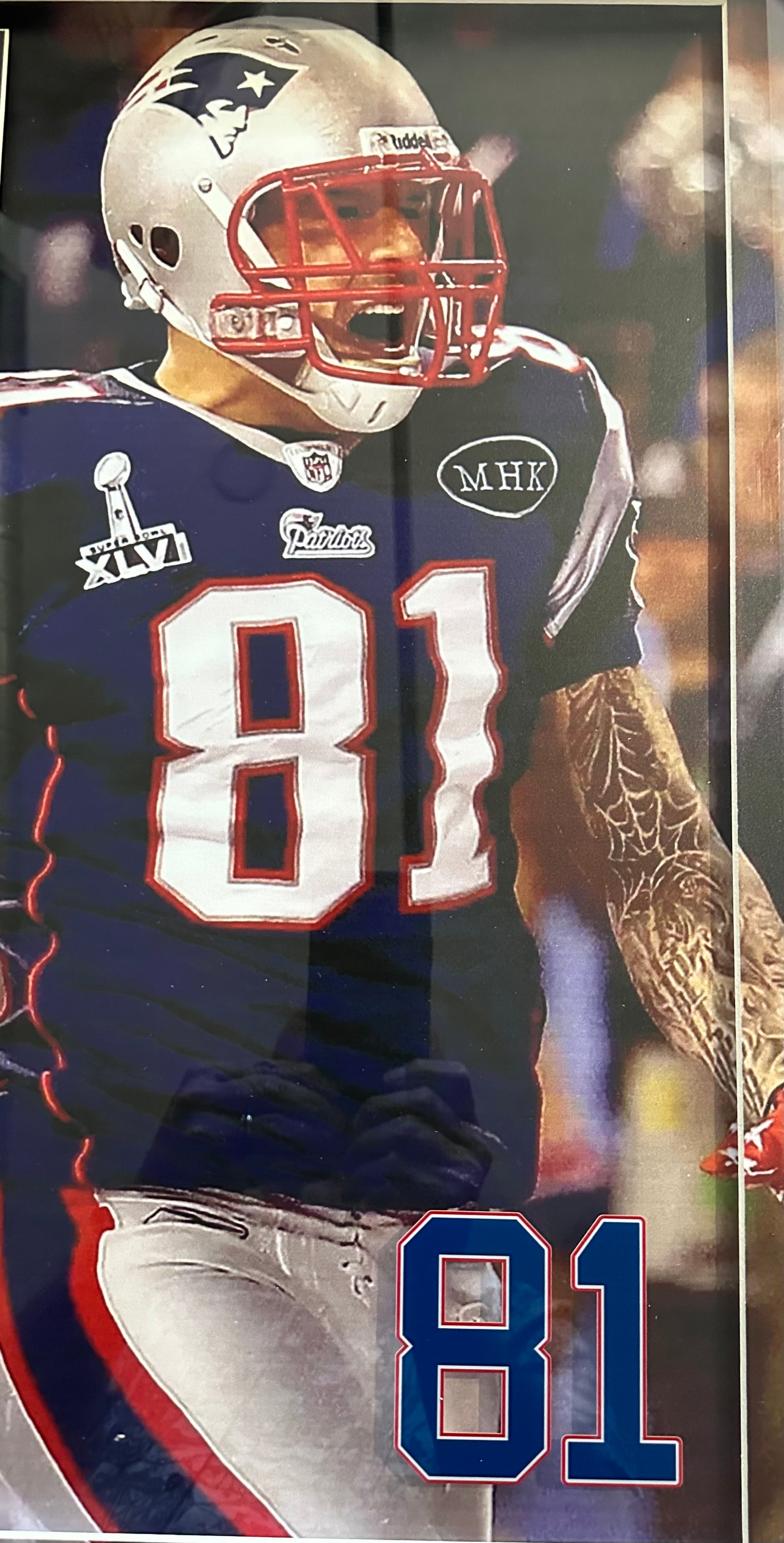 New England Patriots - Aaron Hernandez Autographed
