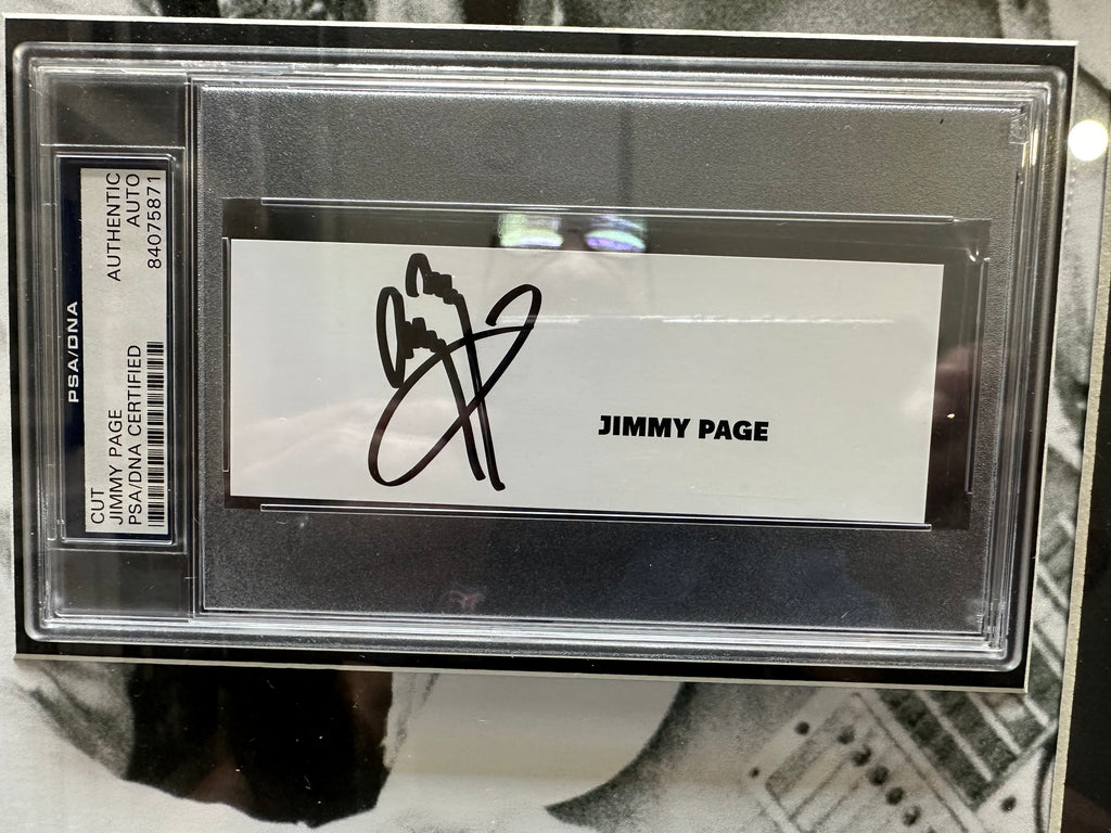 Led Zeppelin Autographed by Jimmy Page & Robert Plant