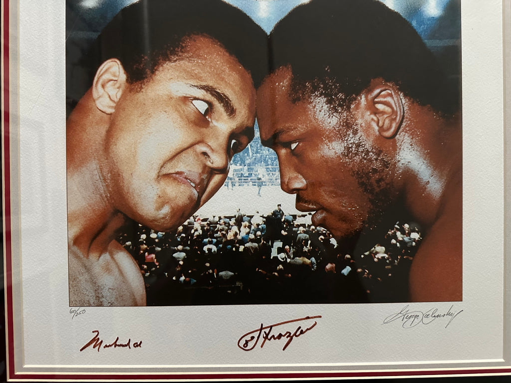 Madison Square Garden - Ali/Frazier Autographed Lithograph