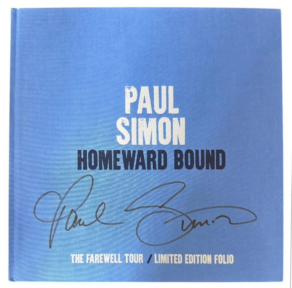 Paul Simon Homeward Bound - The Farewell Tour Book Autographed