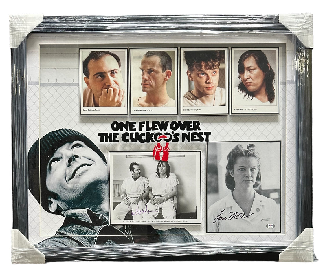 One Flew Over The Cuckoo's Nest - Jack Nicholson & Louise Fletcher Autographed