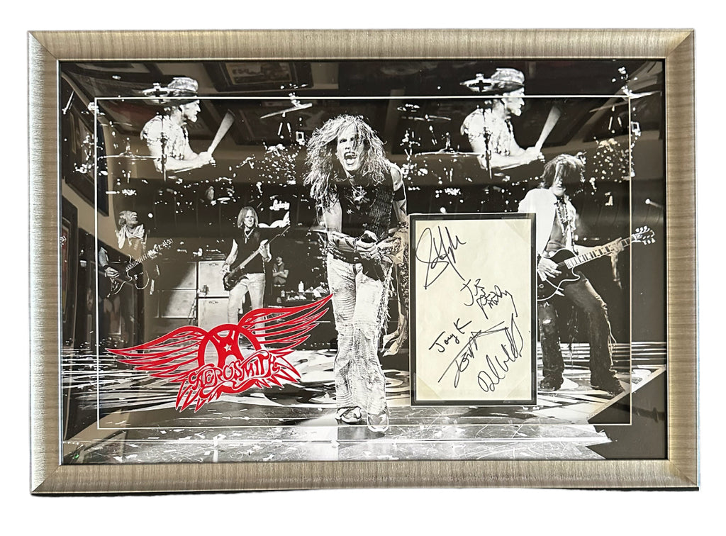 Aerosmith Band Autographed