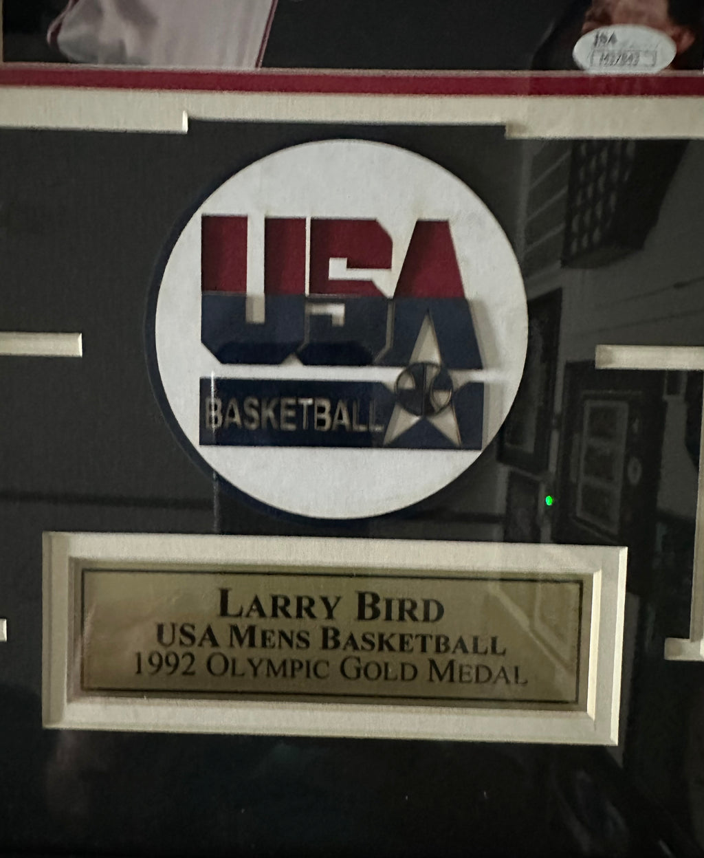 Larry Bird Team USA autographed