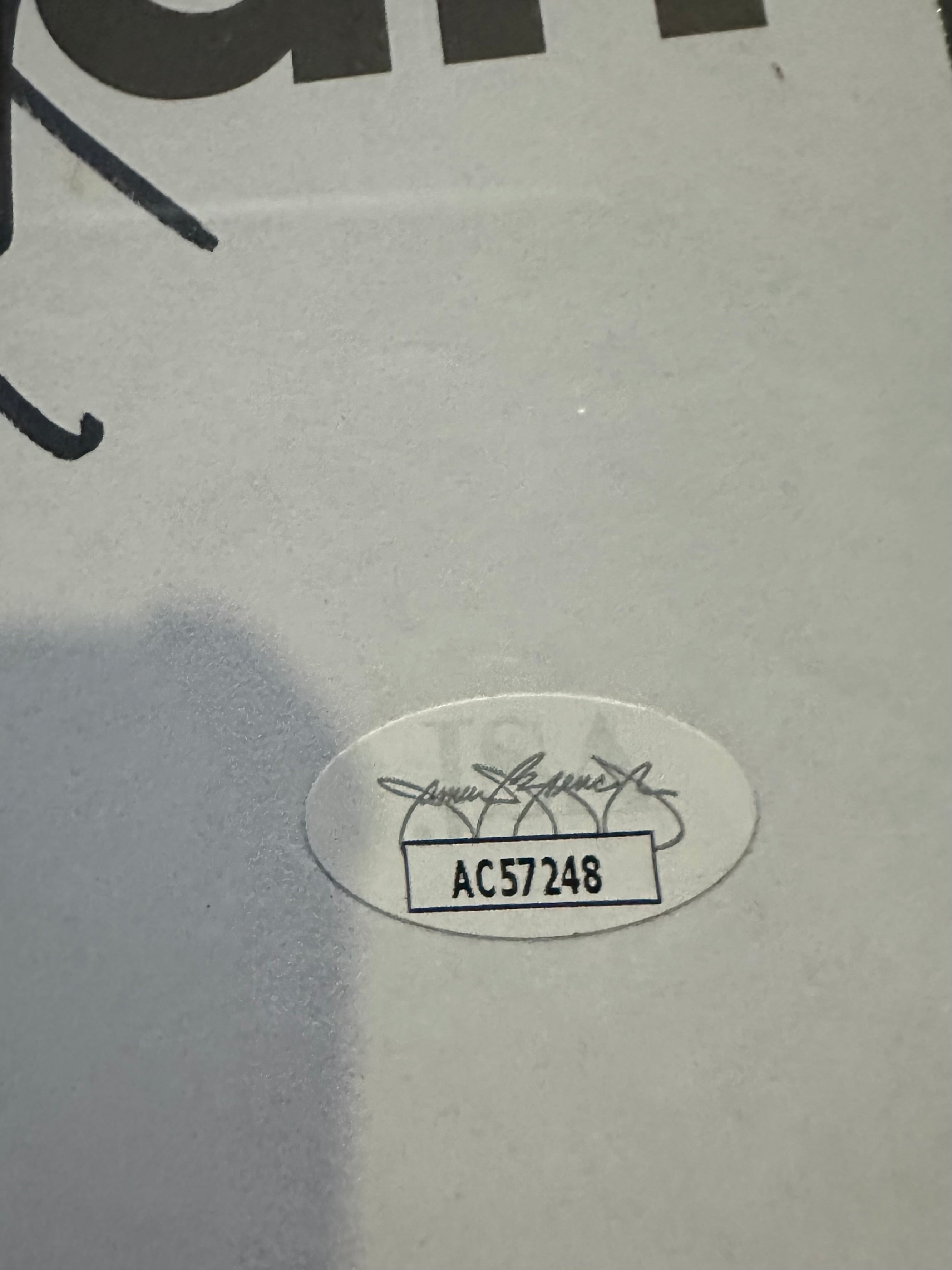 Hulk Hogan vs Andrea the Giant Video Memorabilia with autograph no