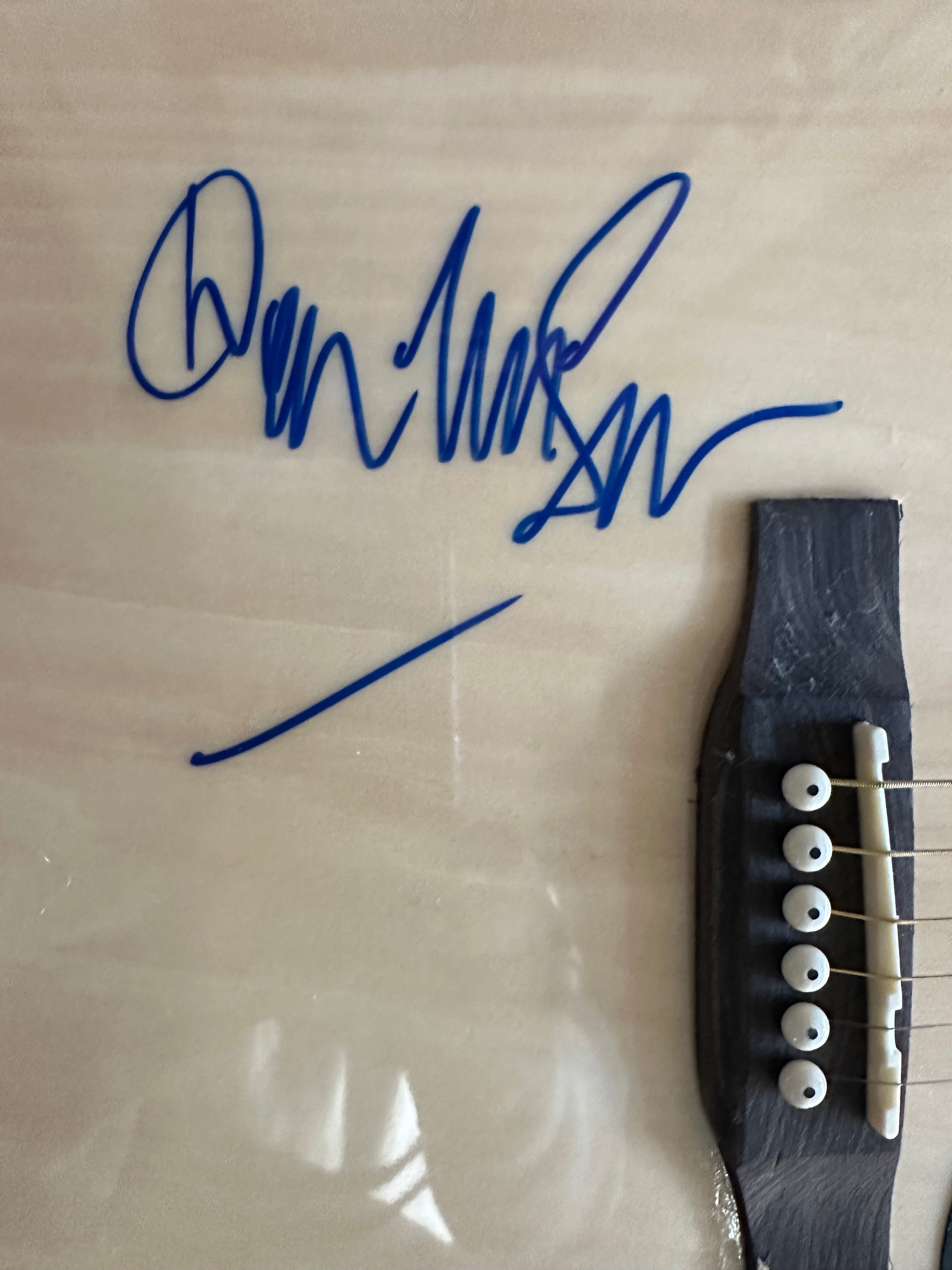 Don McLean Autographed Electric Acoustic Guitar