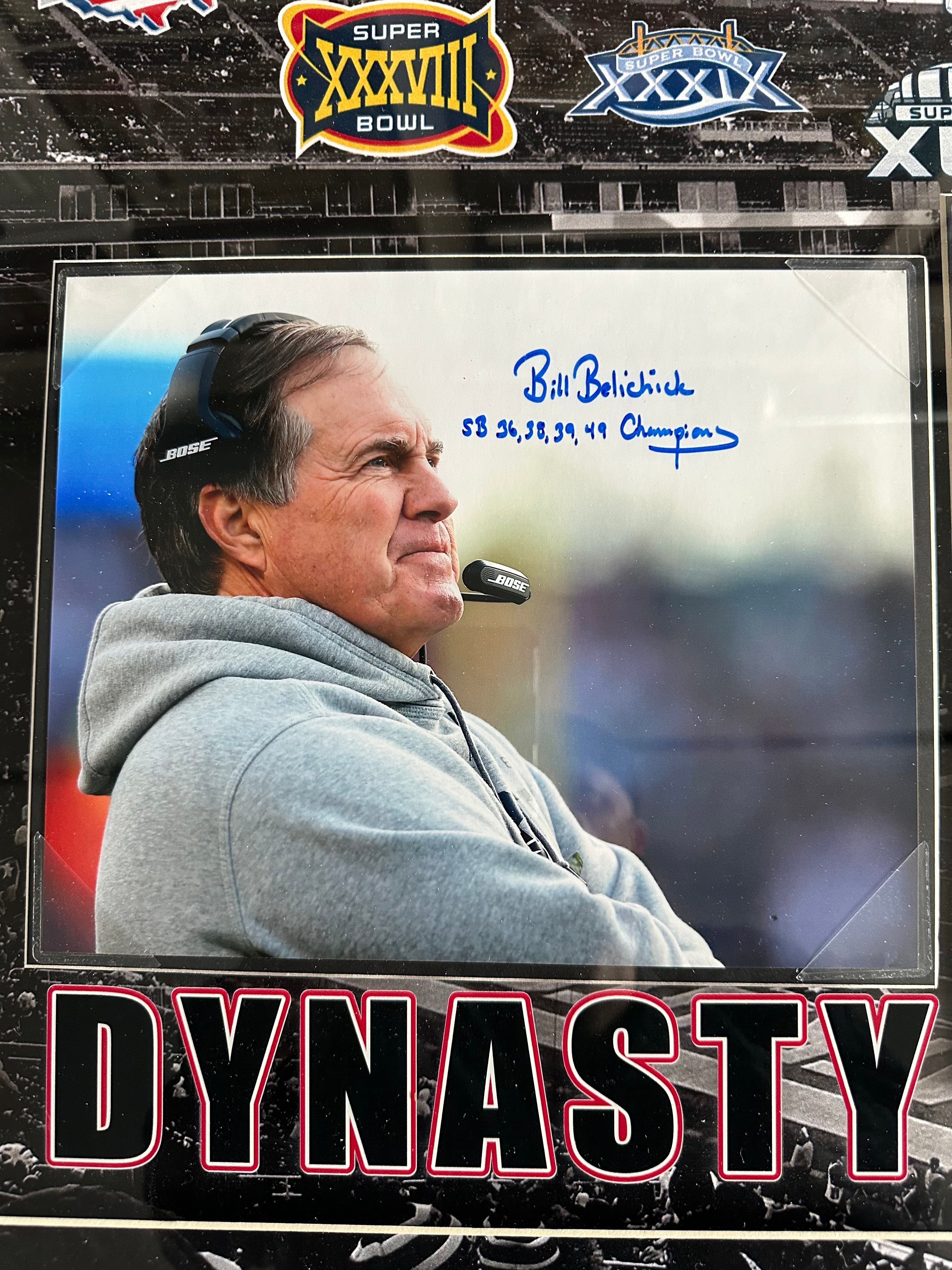 New England Patriots Dynasty - Bill Belichick/Robert Kraft Autographed