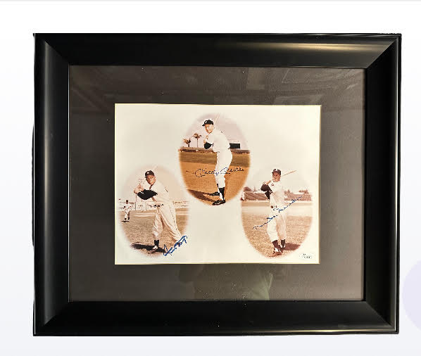 Willie Mays/Mickey Mantle & Duke Snider signed