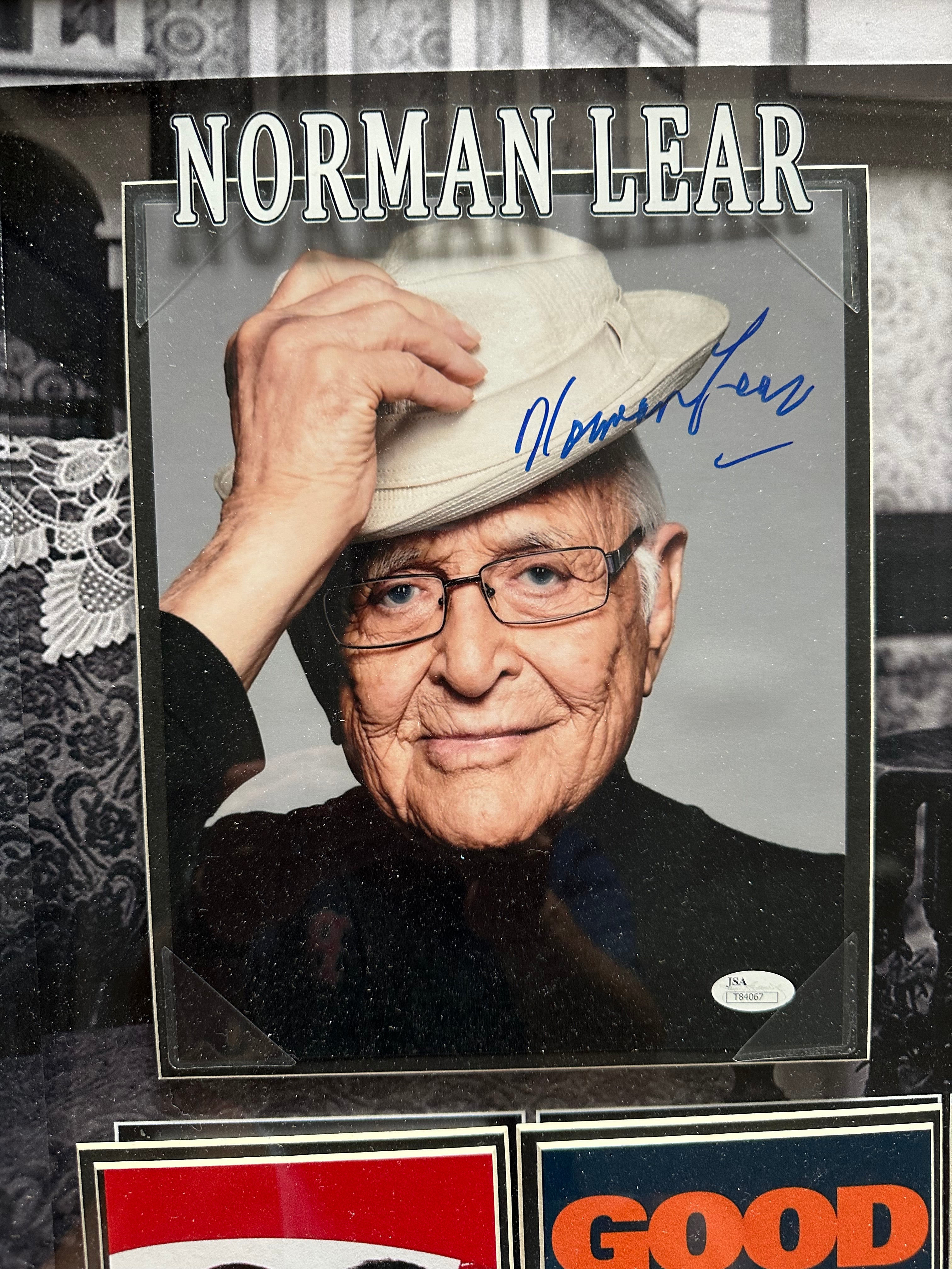 Norman Lear Autographed - His 1970's starting Hit TV series