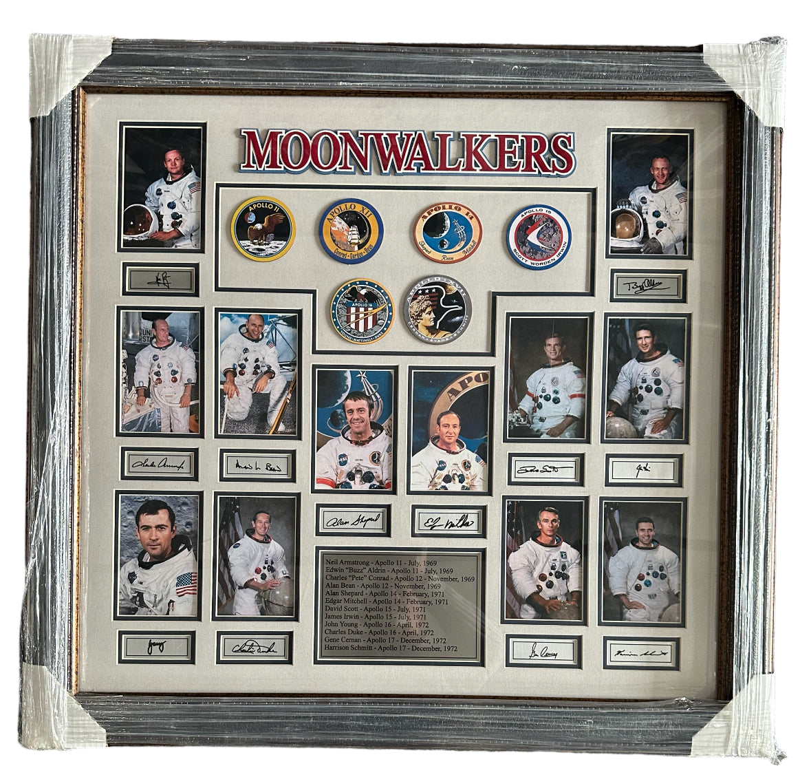 Moonwalkers Apollo 11 - 17 (Armstrong 1969 - Schmitt 1972)