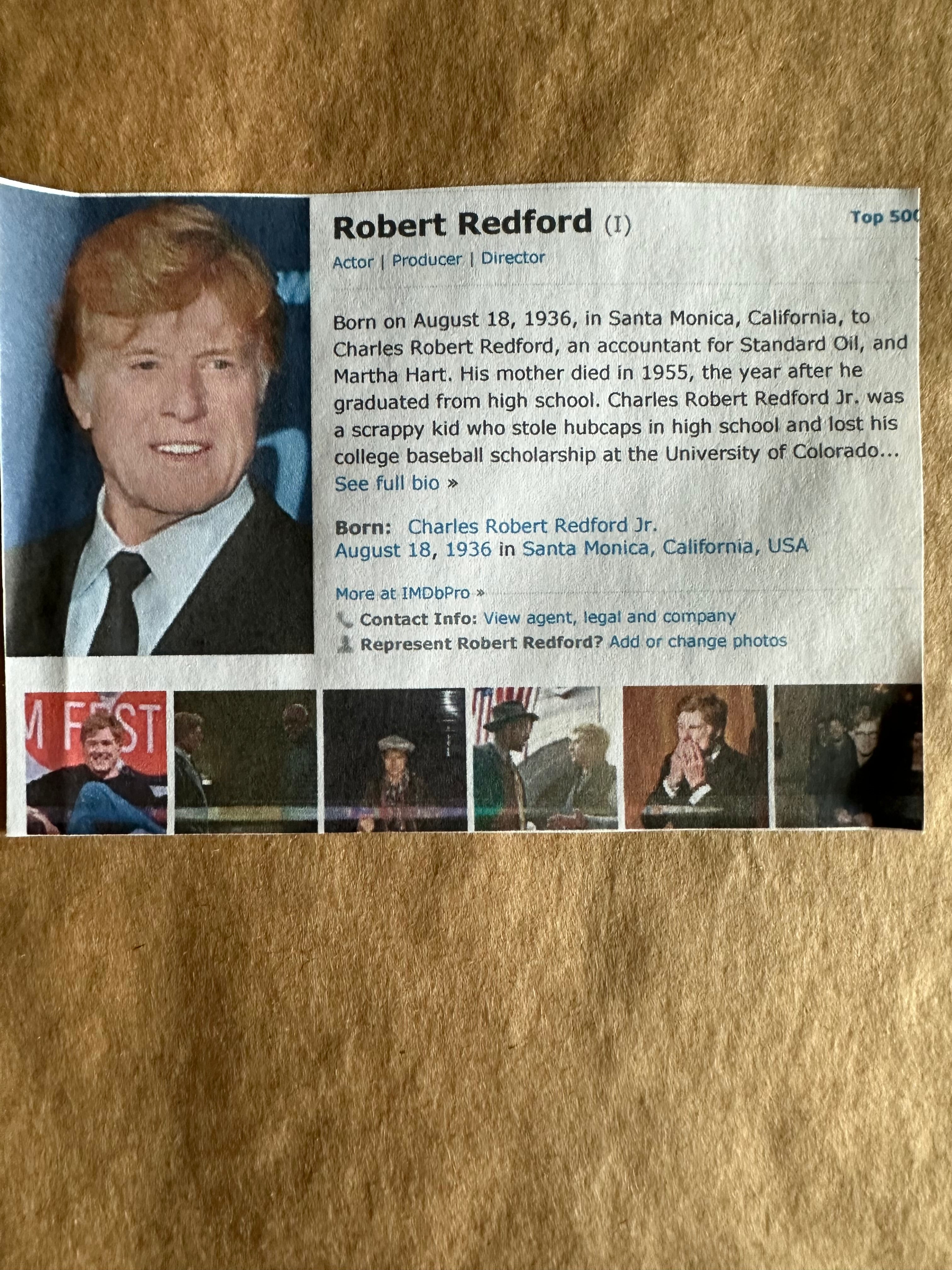 Butch Cassidy and the Sundance Kid - Cast Autographed