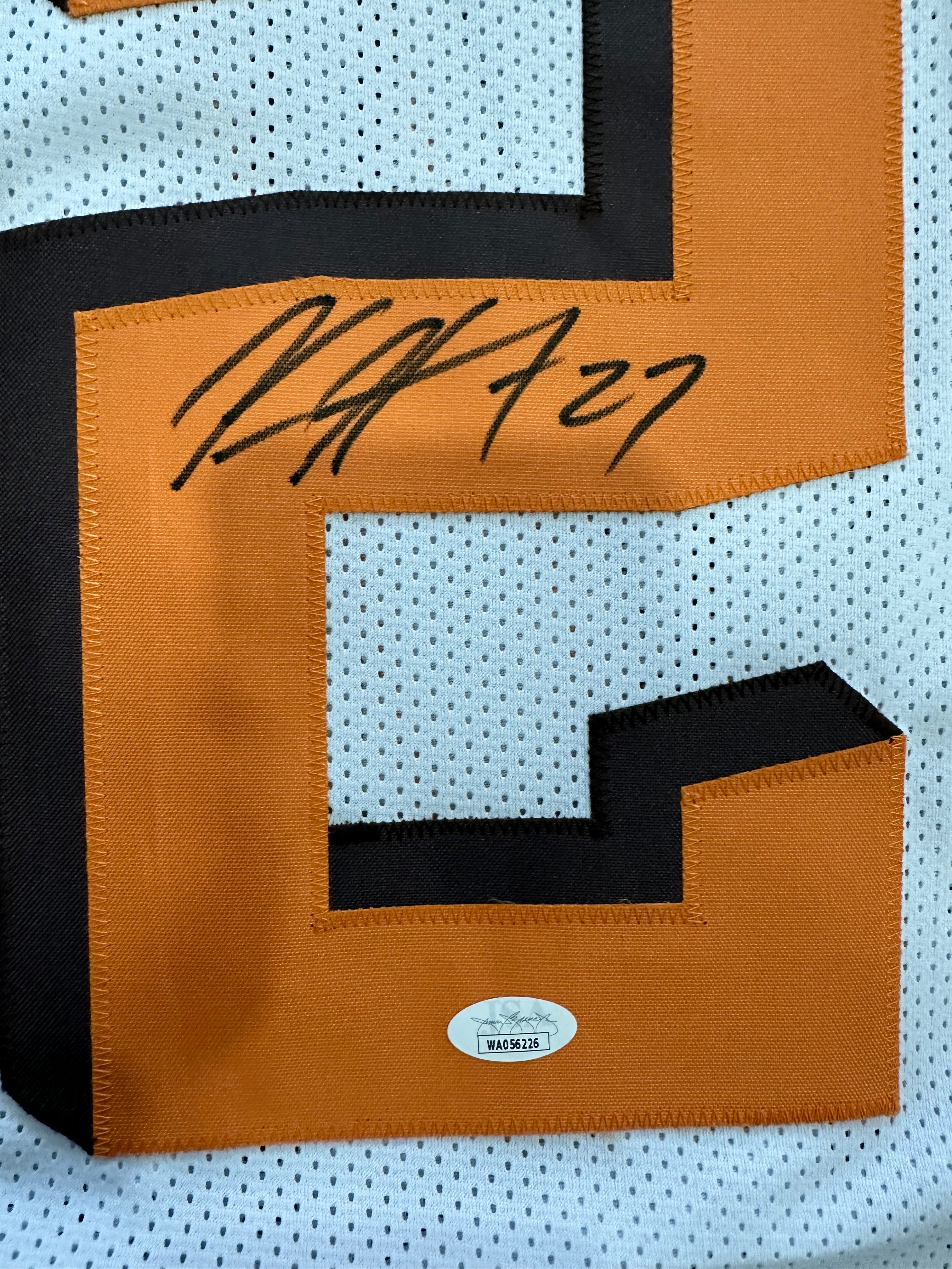 Cleveland Browns - Kareem Hunt Autographed Football Jersey