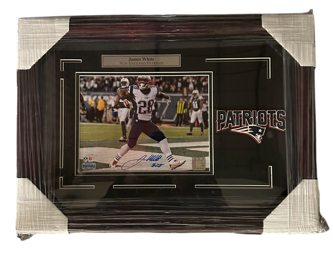 New England Patriots - James White Autographed 8x10 Photo