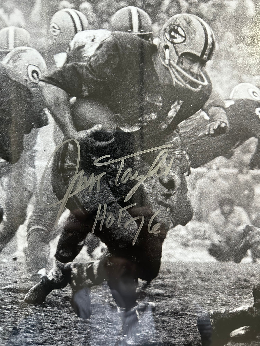 Green Bay Packers - Jim Taylor and Paul Hornung Autographed