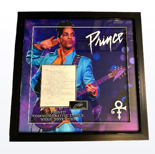 Prince Commemorative Lyrics (Facsimile)