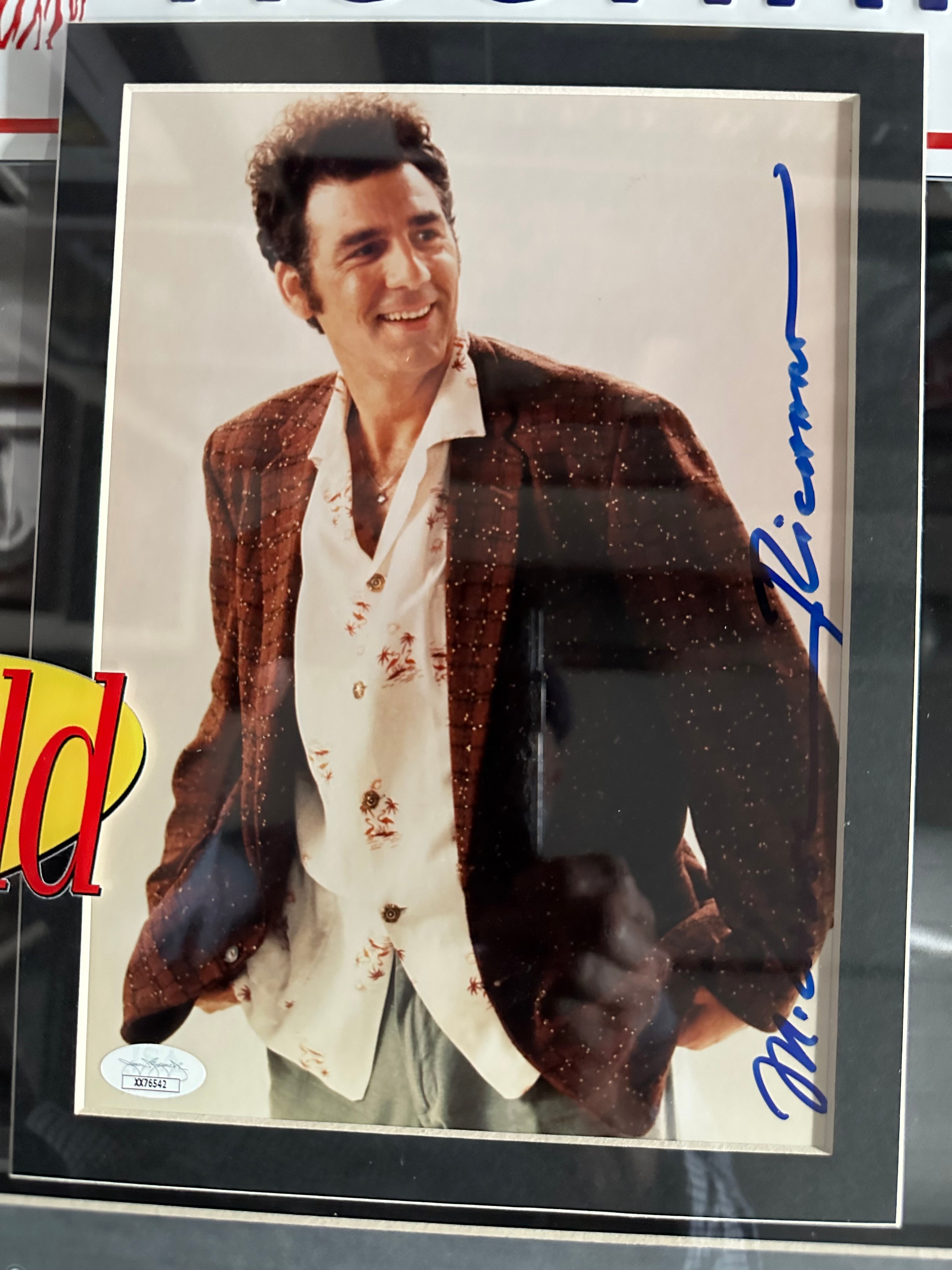 Michael Richards (Cosmo Kramer) autographed "ASSMAN" autographed