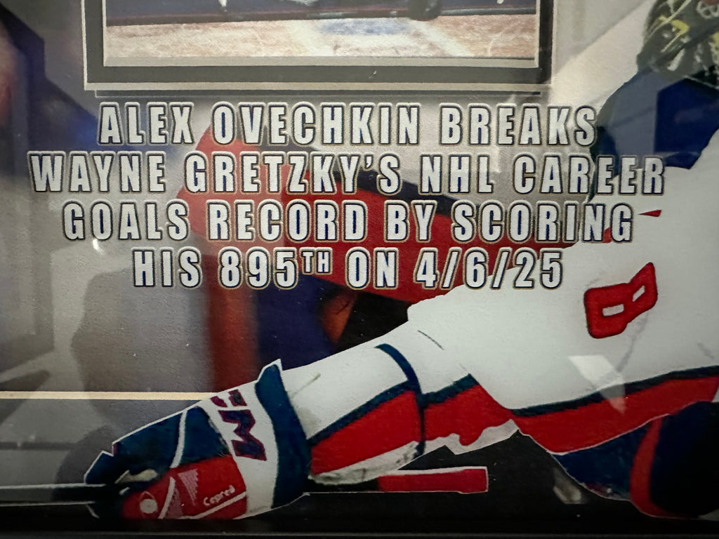 Washington Capitals - Alex Ovechkin 895 Record Breaker 4/4/25